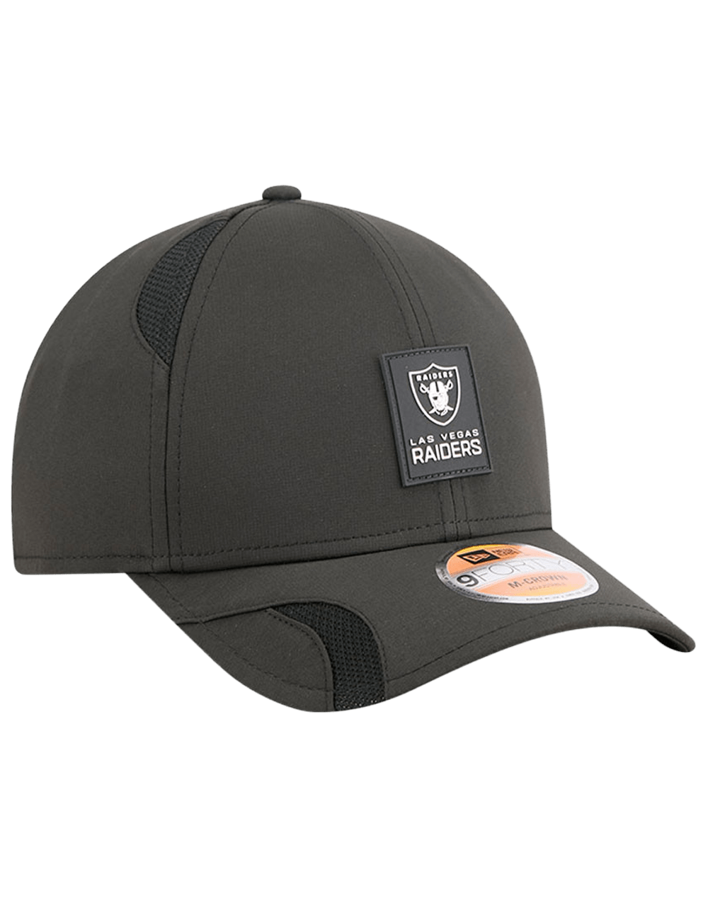 Las Vegas Raiders New Era NFL 25 Sideline 9FORTY M-Crown Snapback Hat - Black