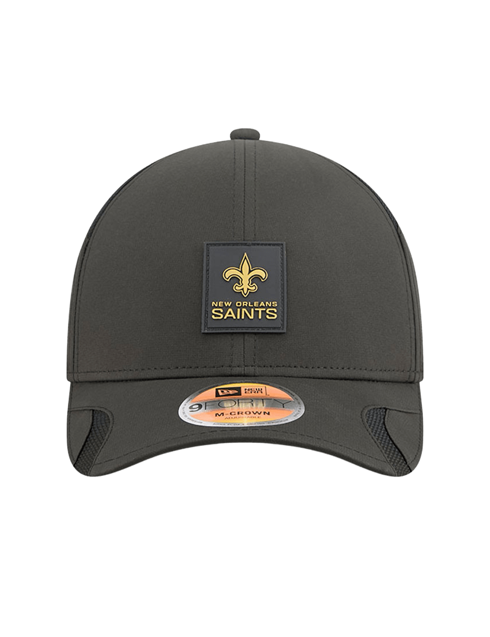 New Orleans Saints New Era NFL 25 Sideline 9FORTY M-Crown Snapback Hat - Black