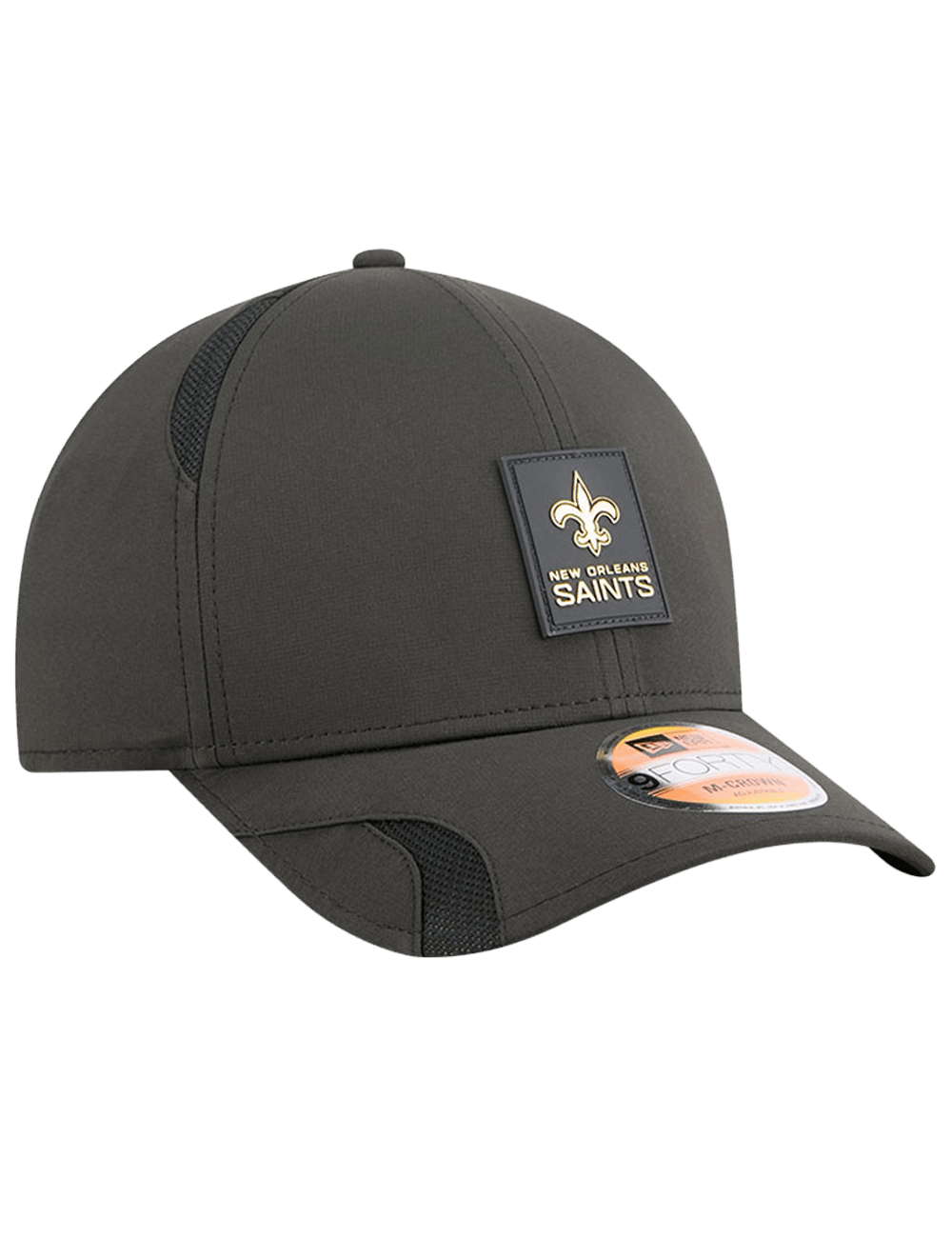 New Orleans Saints New Era NFL 25 Sideline 9FORTY M-Crown Snapback Hat - Black