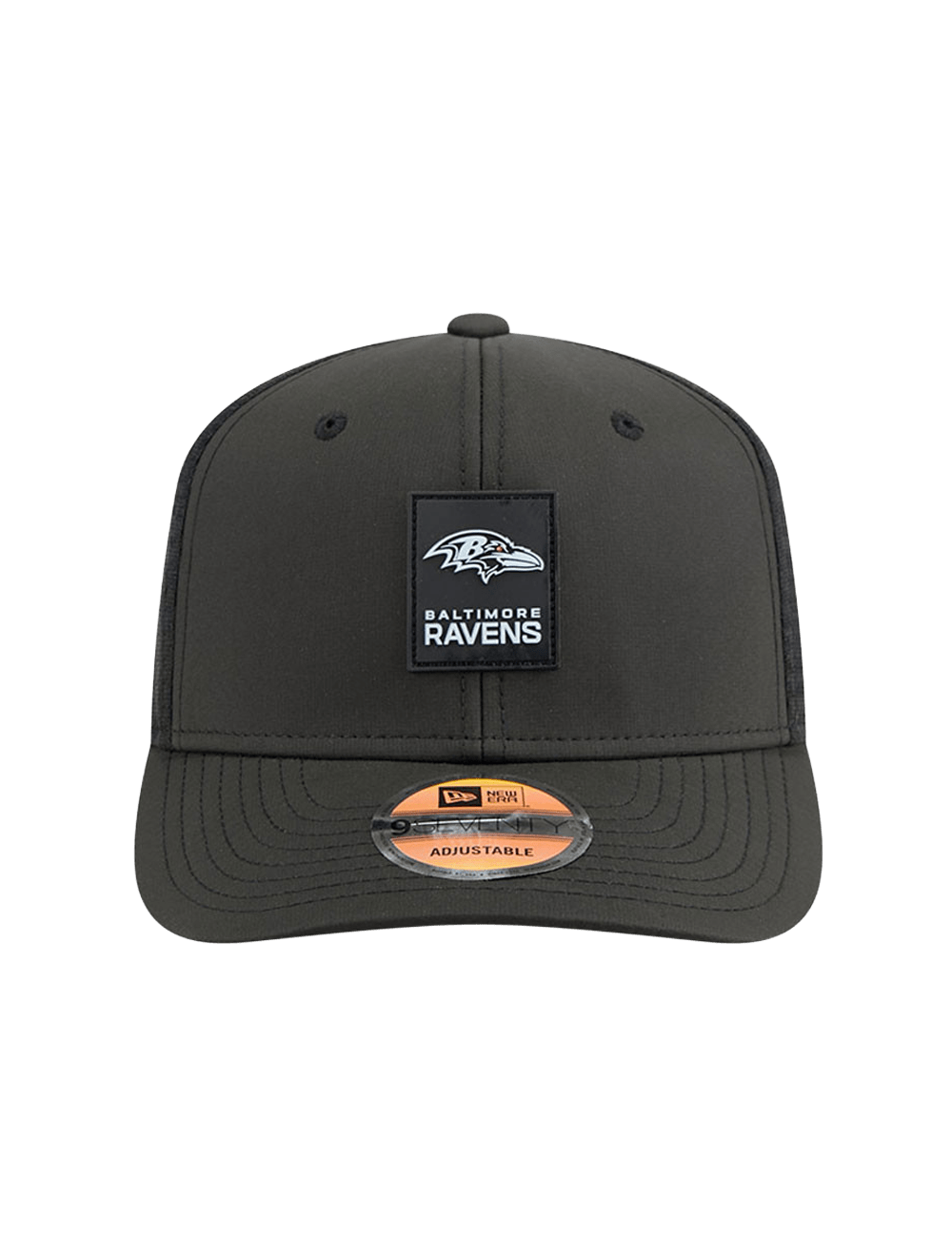 Baltimore Ravens New Era NFL 25 Sideline 9SEVENTY Stretch-Snapback Hat - Black