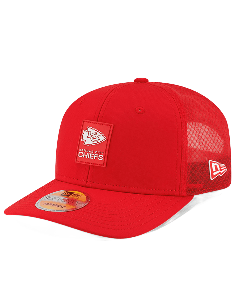 Kansas City Chiefs New Era NFL 25 Sideline 9SEVENTY Stretch-Snapback Hat - Red