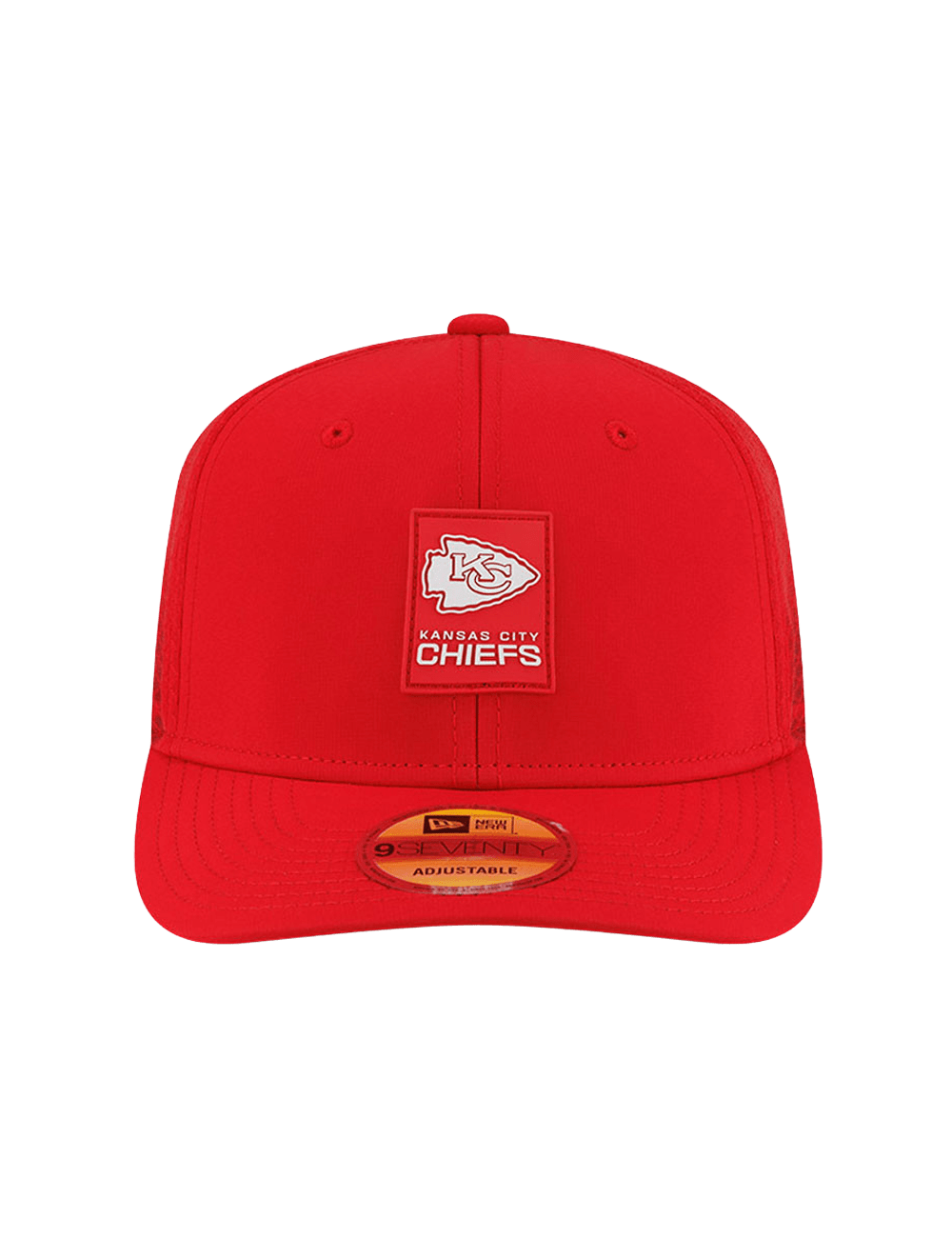 Kansas City Chiefs New Era NFL 25 Sideline 9SEVENTY Stretch-Snapback Hat - Red