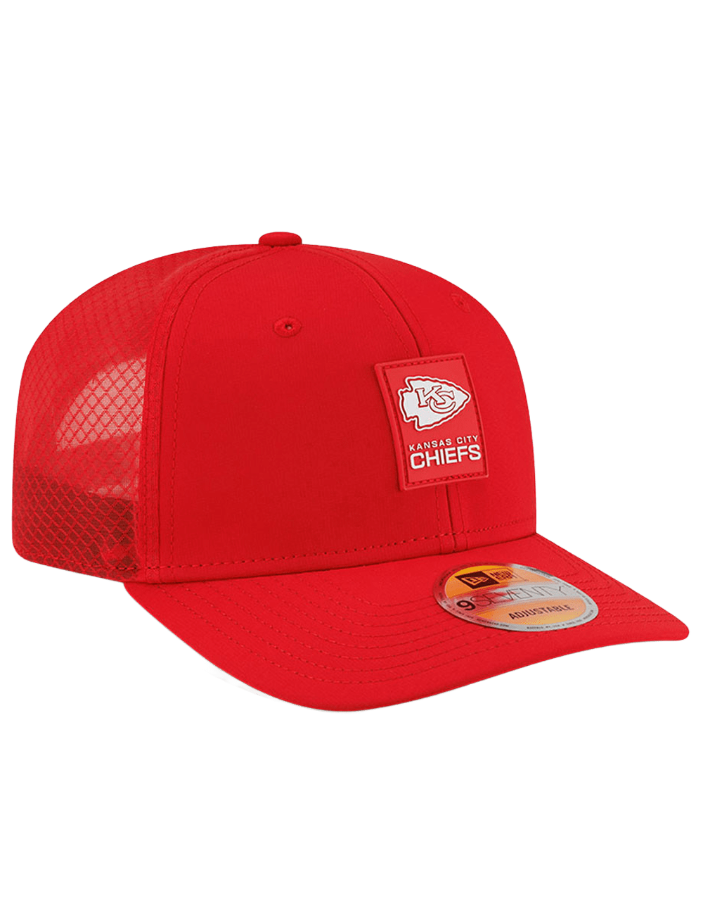 Kansas City Chiefs New Era NFL 25 Sideline 9SEVENTY Stretch-Snapback Hat - Red