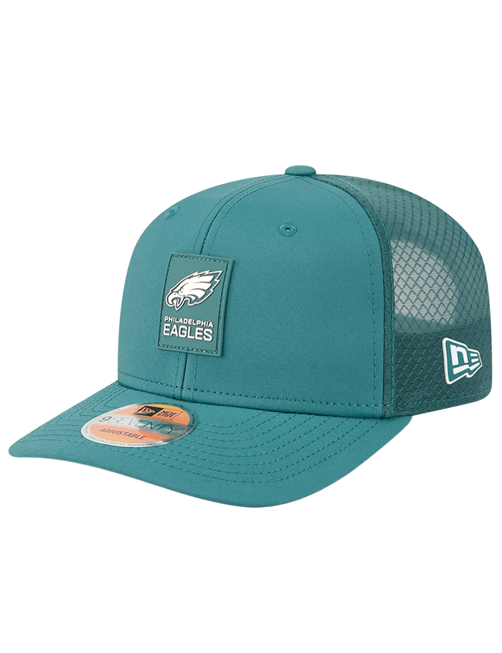 Philadelphia Eagles New Era NFL 25 Sideline 9SEVENTY Stretch-Snapback Hat - Green