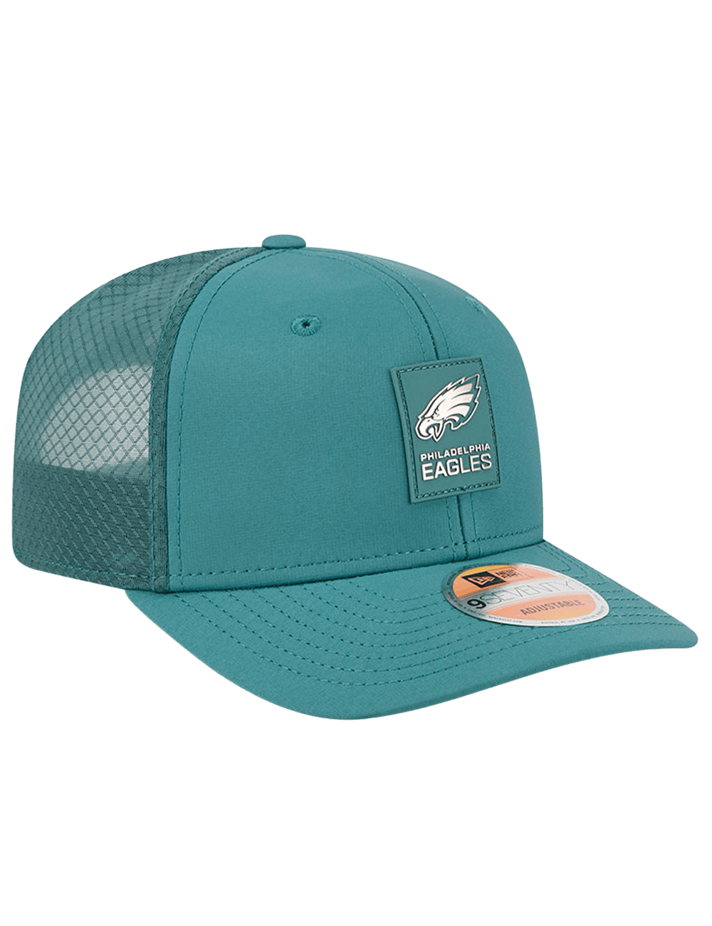 Philadelphia Eagles New Era NFL 25 Sideline 9SEVENTY Stretch-Snapback Hat - Green