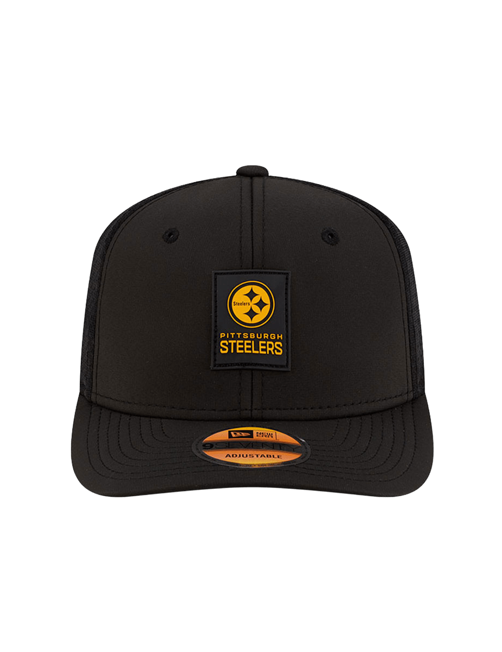 Pittsburgh Steelers New Era NFL 25 Sideline 9SEVENTY Stretch-Snapback Hat - Black
