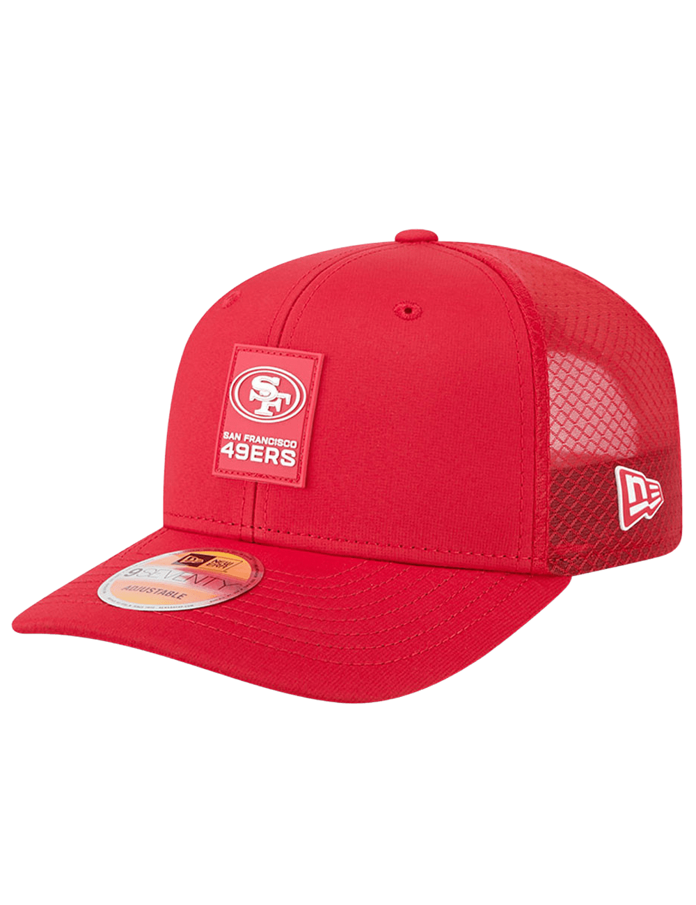 San Francisco 49ers New Era NFL 25 Sideline 9SEVENTY Stretch-Snapback Hat - Red