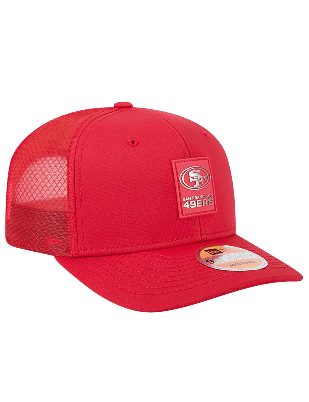 San Francisco 49ers New Era NFL 25 Sideline 9SEVENTY Stretch-Snapback Hat - Red