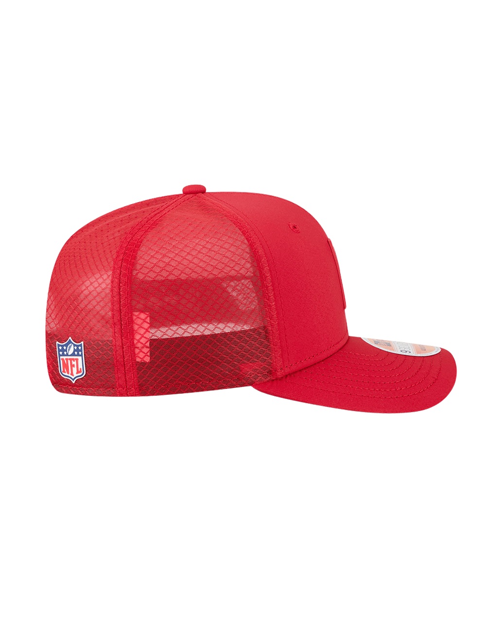 San Francisco 49ers New Era NFL 25 Sideline 9SEVENTY Stretch-Snapback Hat - Red