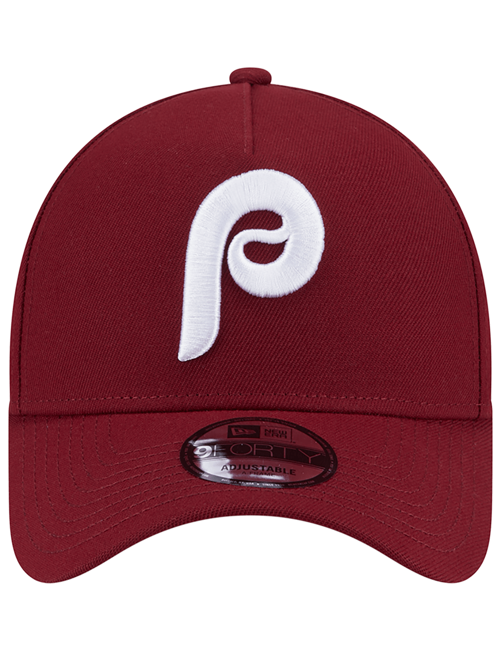 Philadelphia Phillies New Era MLB Local Dishes 9FORTY A-Frame Snapback Hat - Burgundy