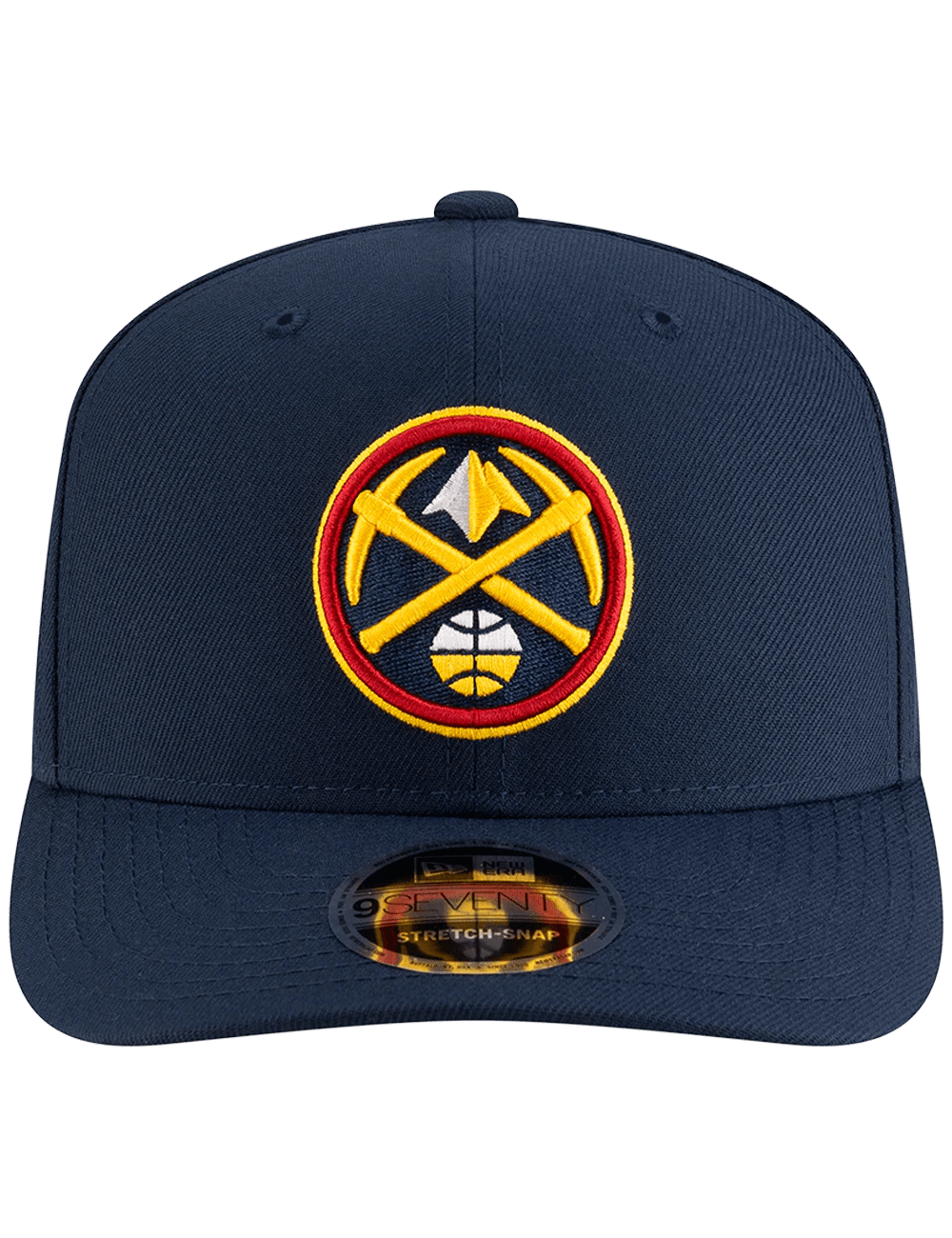 Denver Nuggets New Era NBA Team 9SEVENTY Stretch-Snapback Hat - Navy