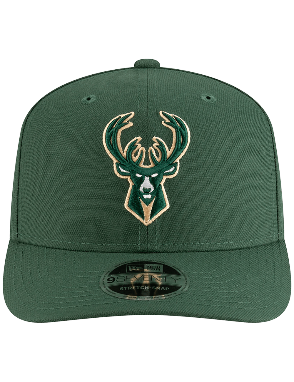 Milwaukee Bucks New Era NBA Team 9SEVENTY Stretch-Snapback Hat - Green