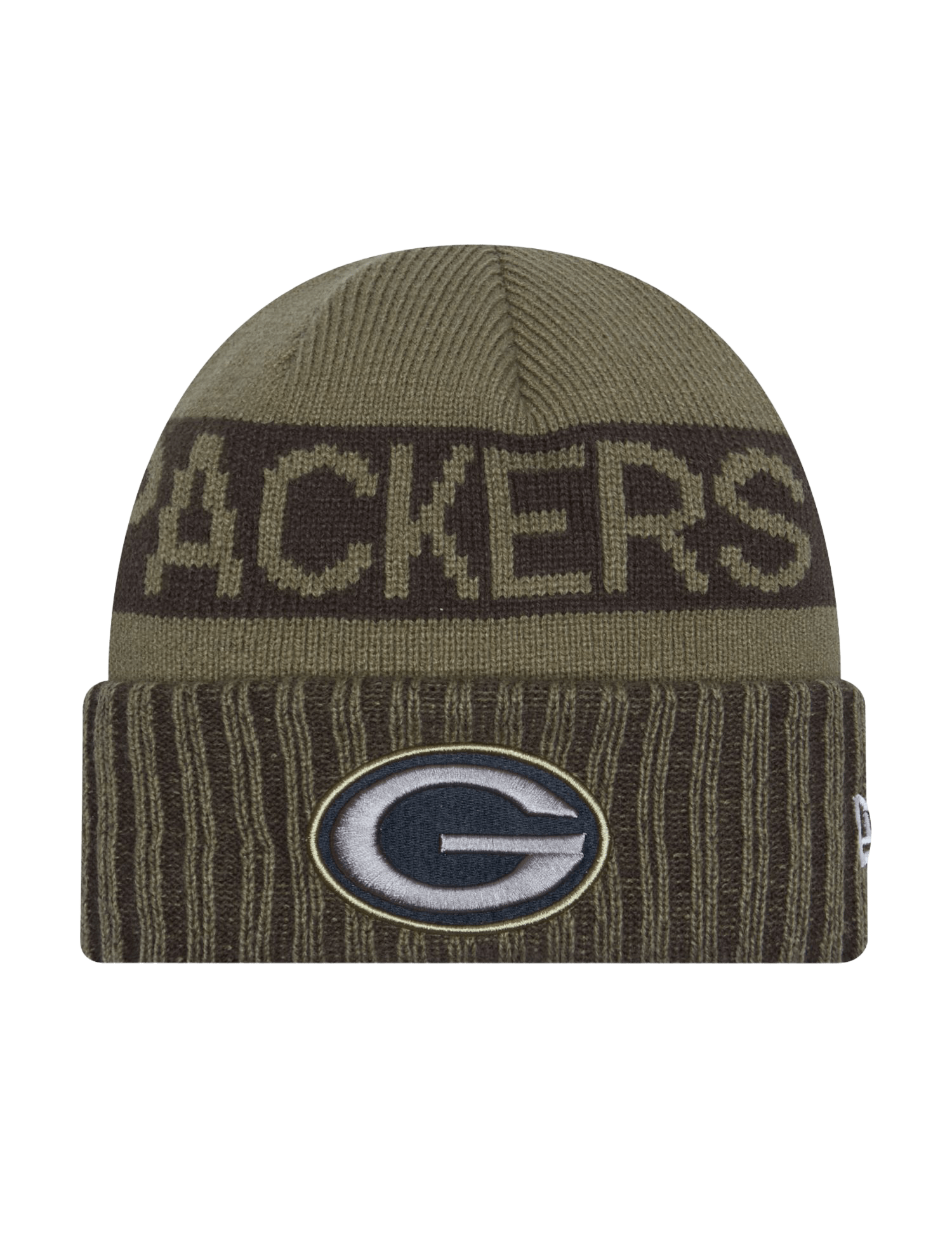 Green Bay Packers New Era NFL 25 Salute To Service Knit Beanie