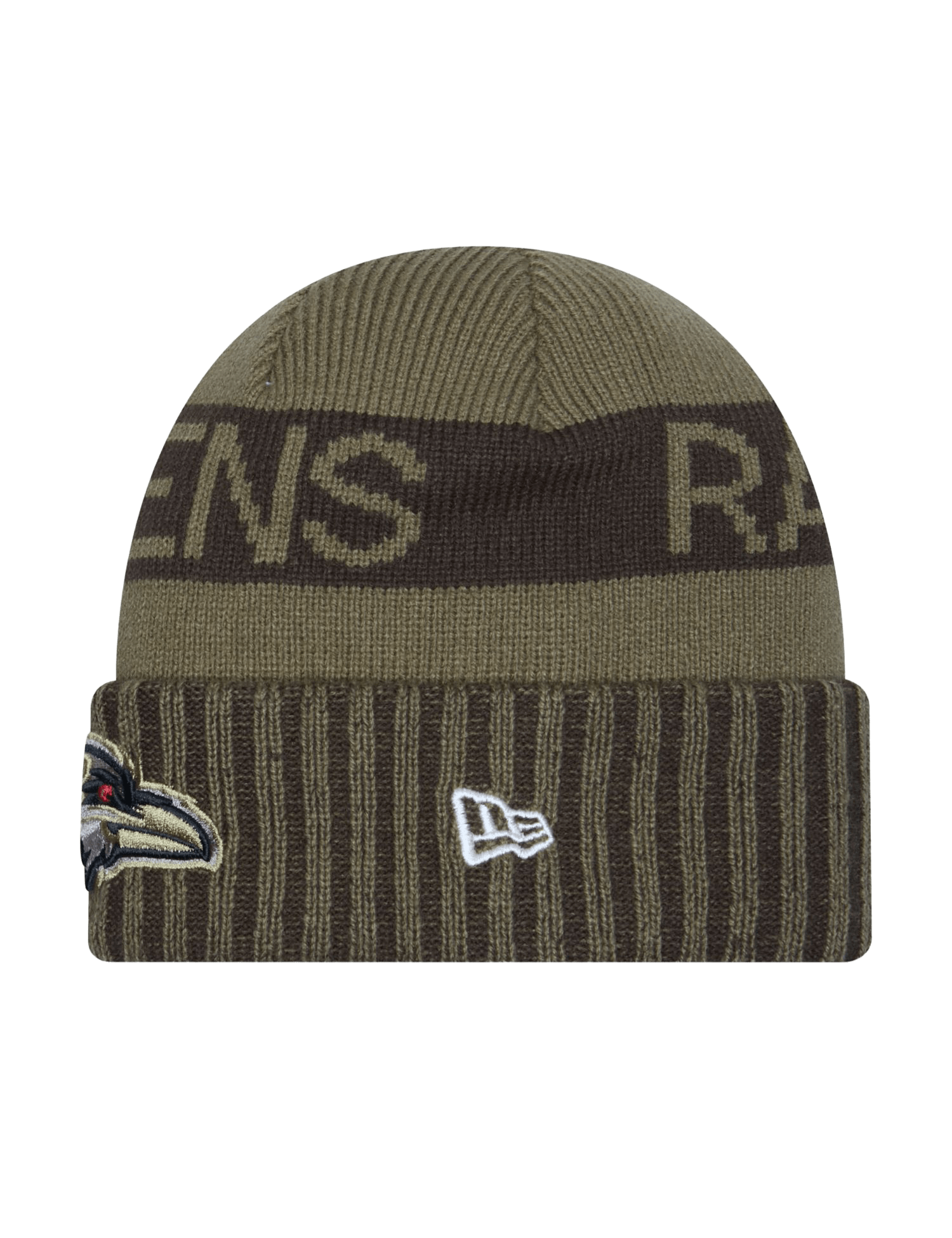 Baltimore Ravens New Era NFL 25 Salute To Service Knit Beanie