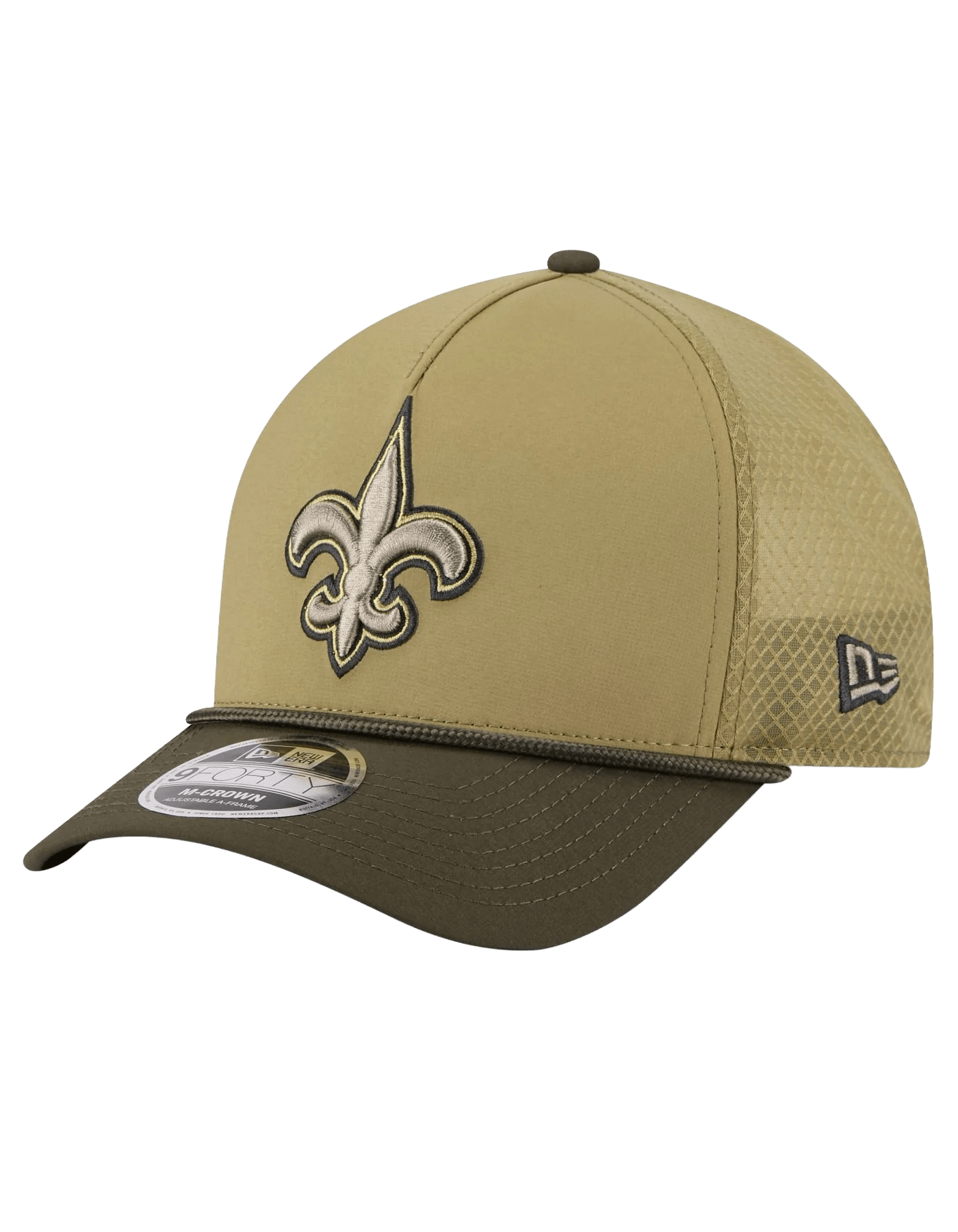 New Orleans Saints New Era NFL 25 Salute To Service 9FORTY M-Crown Snapback Hat