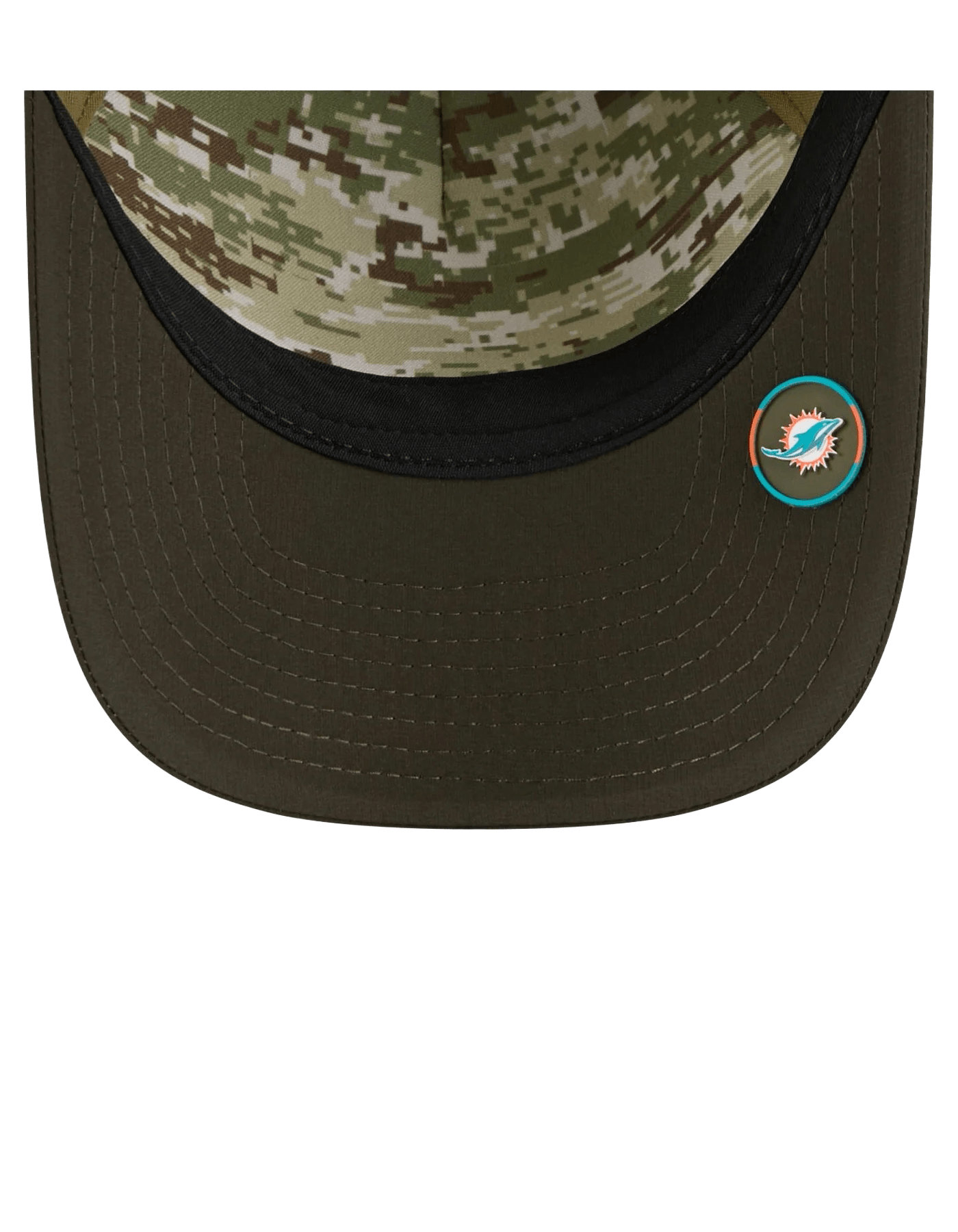 MIami Dolphins New Era NFL 25 Salute To Service 9FORTY M-Crown Snapback Hat