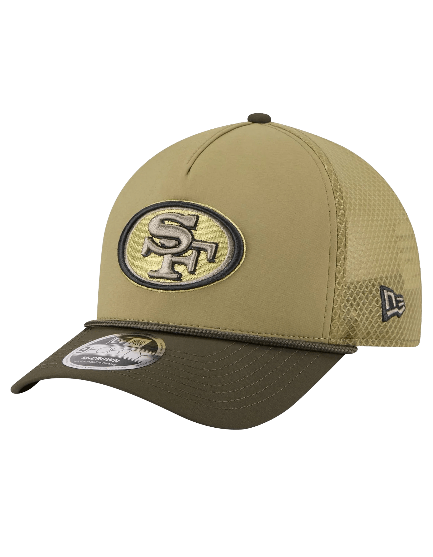 San Francisco 49ers New Era NFL 25 Salute To Service 9FORTY M-Crown Snapback Hat