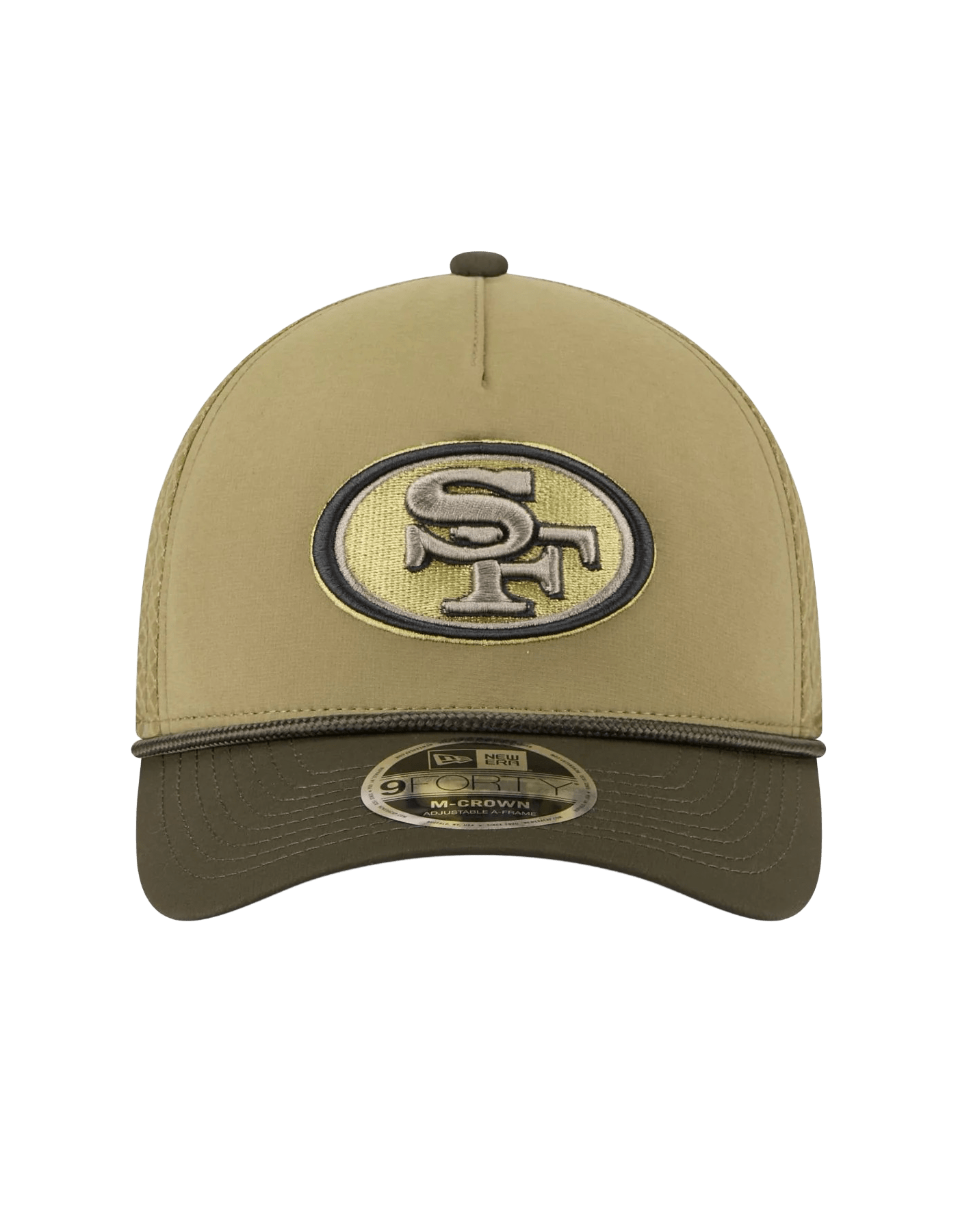 San Francisco 49ers New Era NFL 25 Salute To Service 9FORTY M-Crown Snapback Hat