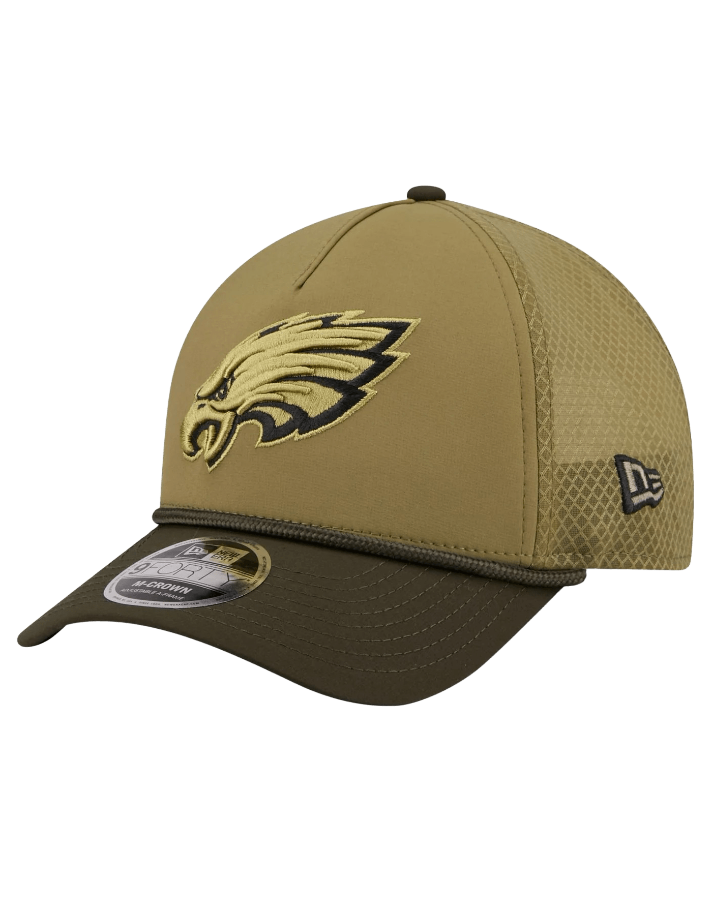 Philadelphia Eagles New Era NFL 25 Salute To Service 9FORTY M-Crown Snapback Hat