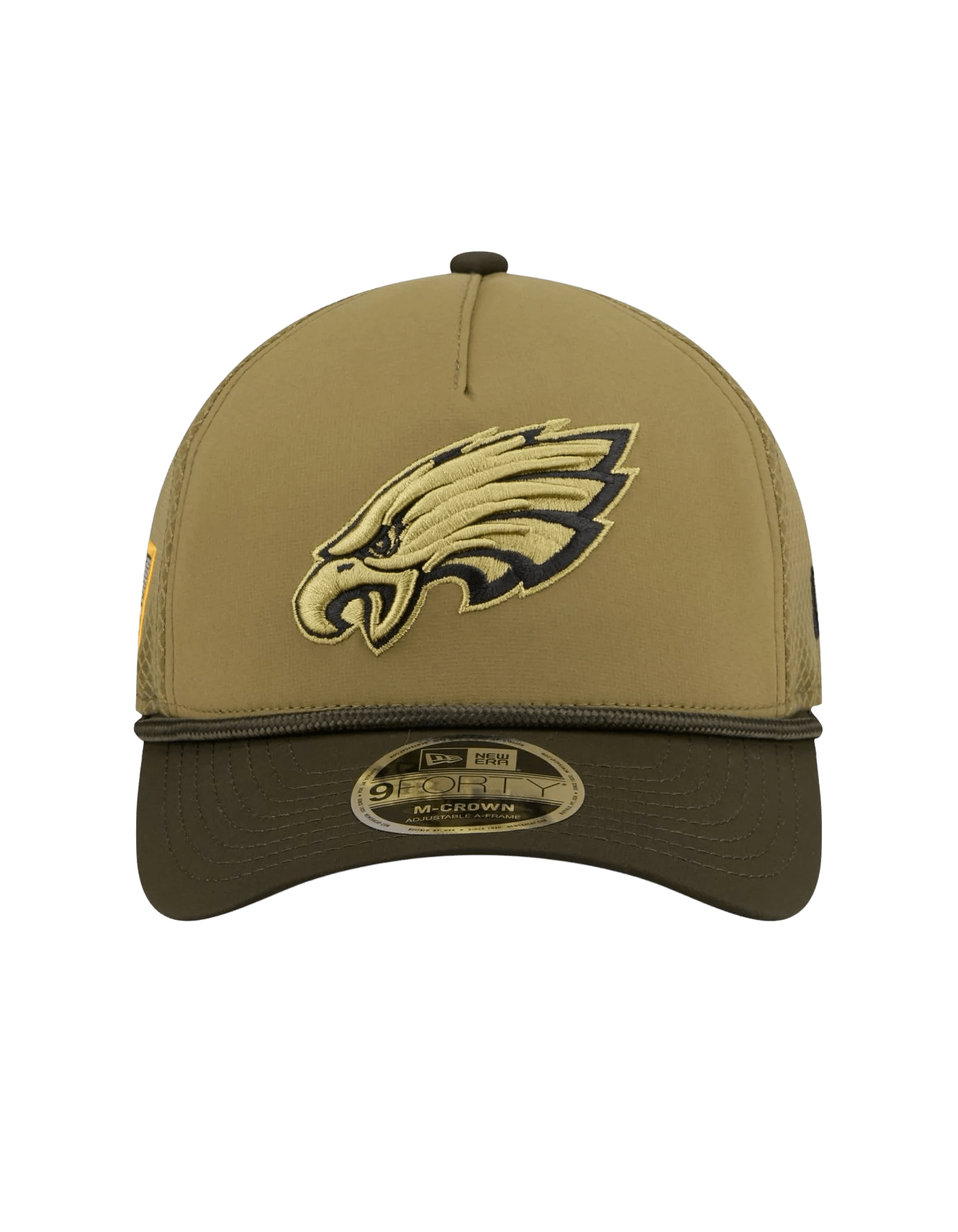 Philadelphia Eagles New Era NFL 25 Salute To Service 9FORTY M-Crown Snapback Hat