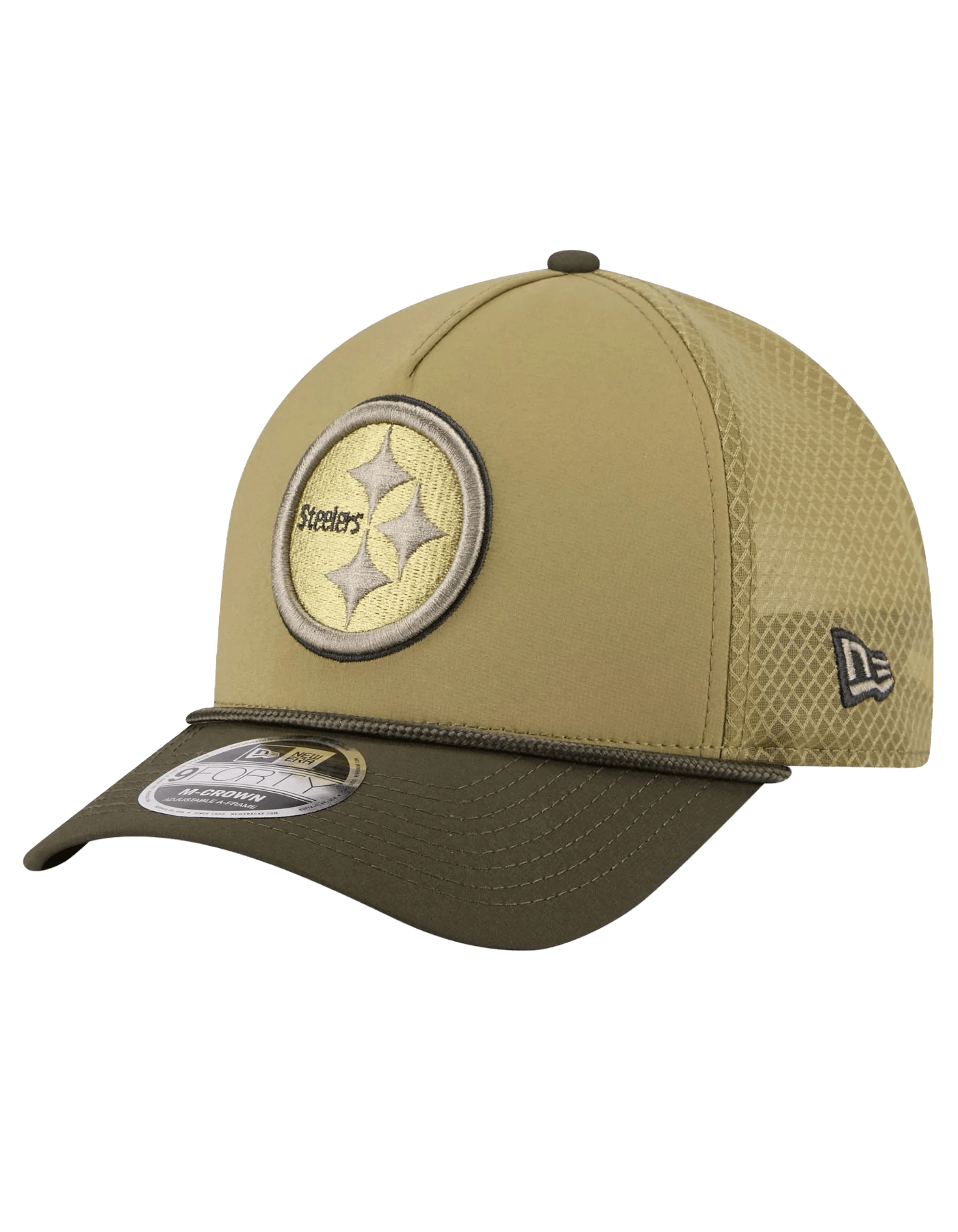 Pittsburgh Steelers New Era NFL 25 Salute To Service 9FORTY M-Crown Snapback Hat