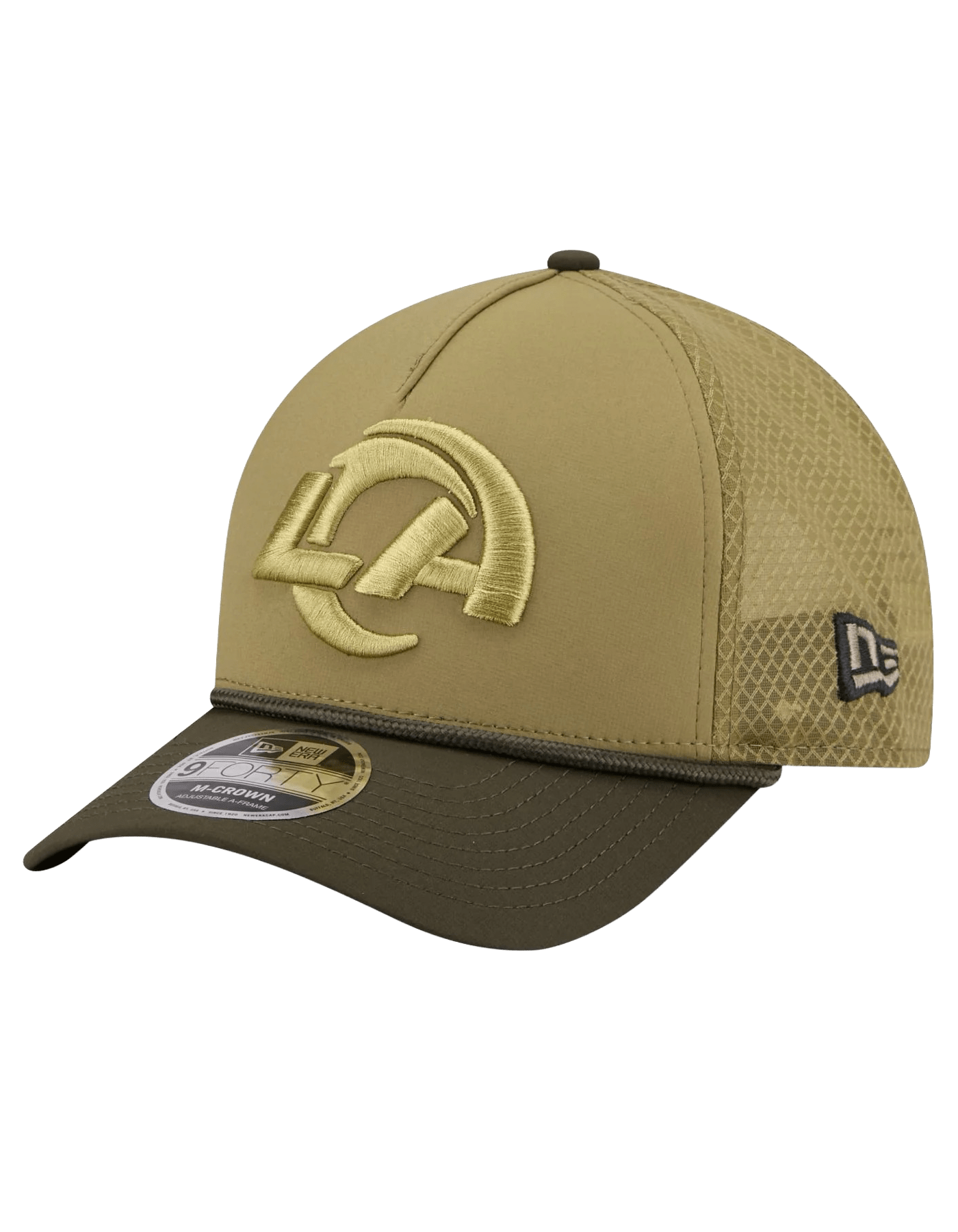 Los Angeles Rams New Era NFL 25 Salute To Service 9FORTY M-Crown Snapback Hat