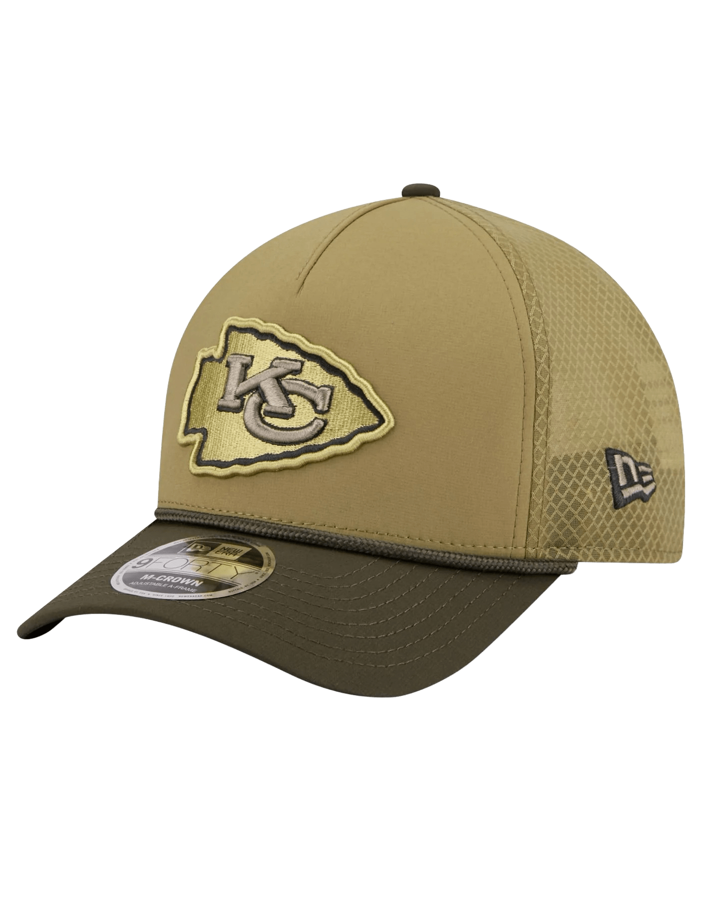 Kansas City Chiefs New Era NFL 25 Salute To Service 9FORTY M-Crown Snapback Hat