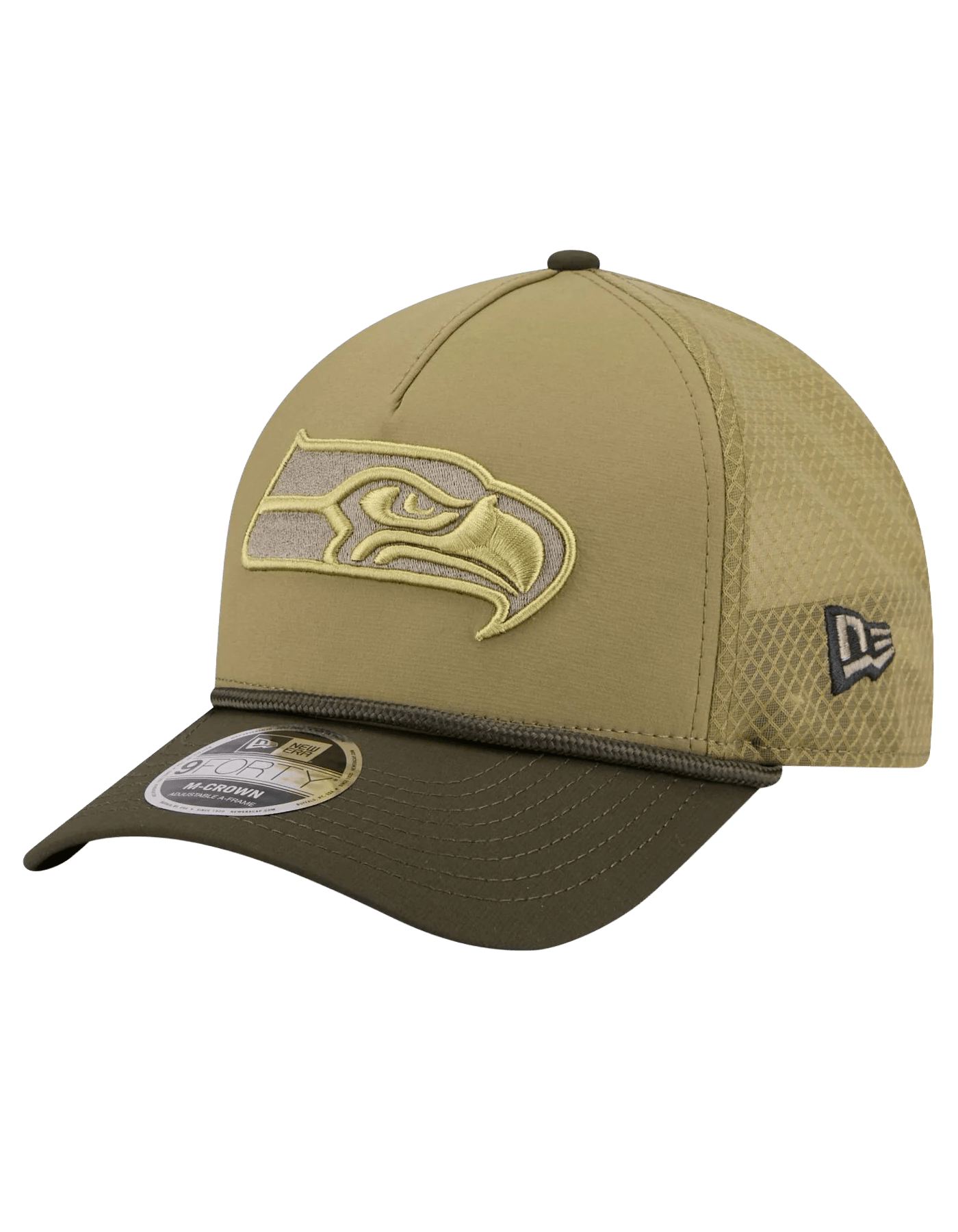Seattle Seahawks New Era NFL 25 Salute To Service 9FORTY M-Crown Snapback Hat