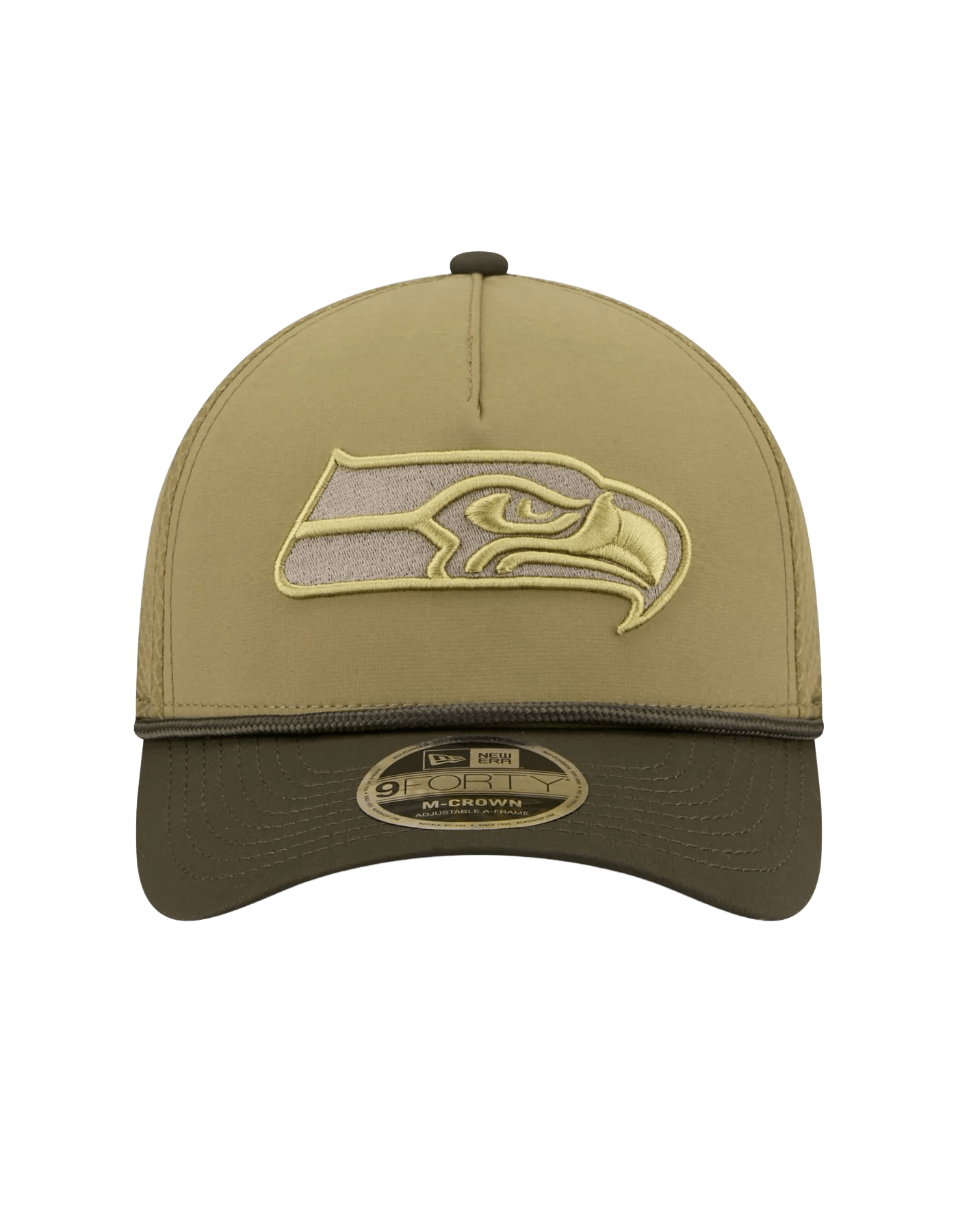 Seattle Seahawks New Era NFL 25 Salute To Service 9FORTY M-Crown Snapback Hat