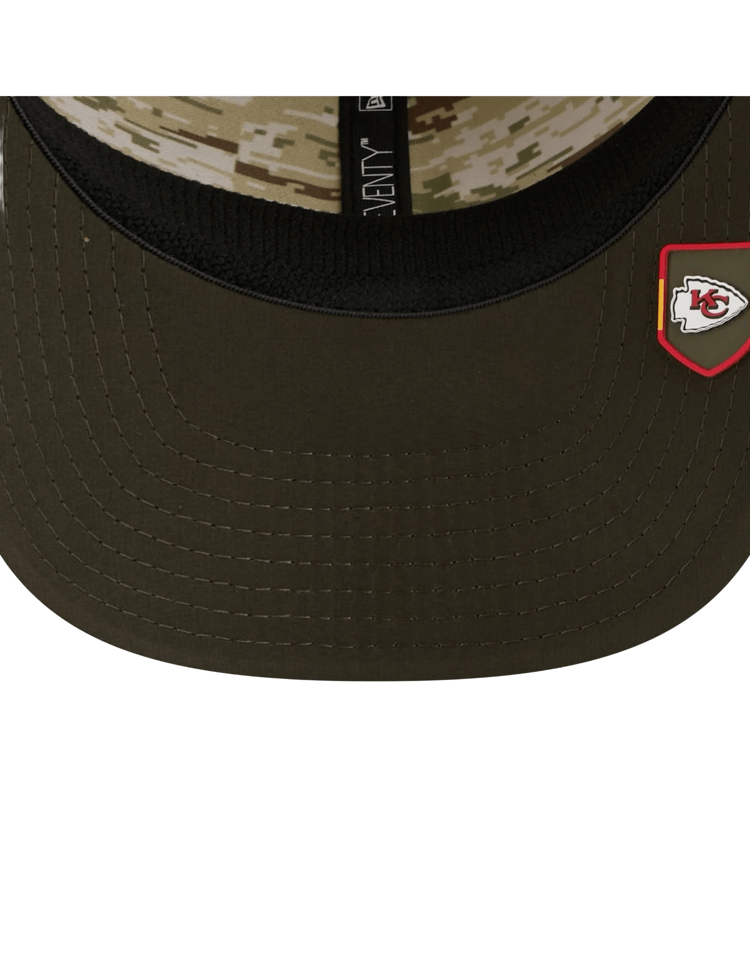 Kansas City Chiefs New Era NFL 25 Salute To Service 9SEVENTY Stretch-Snapback Hat