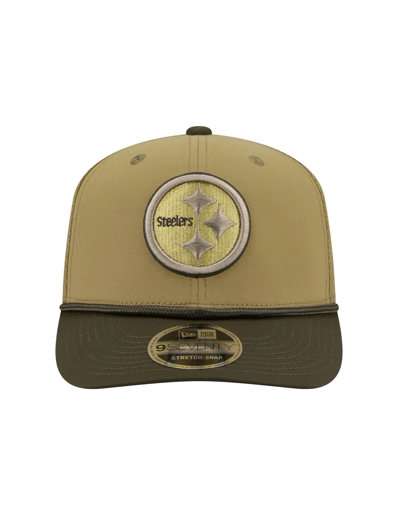 Pittsburgh Steelers New Era NFL 25 Salute To Service 9SEVENTY Stretch-Snapback Hat