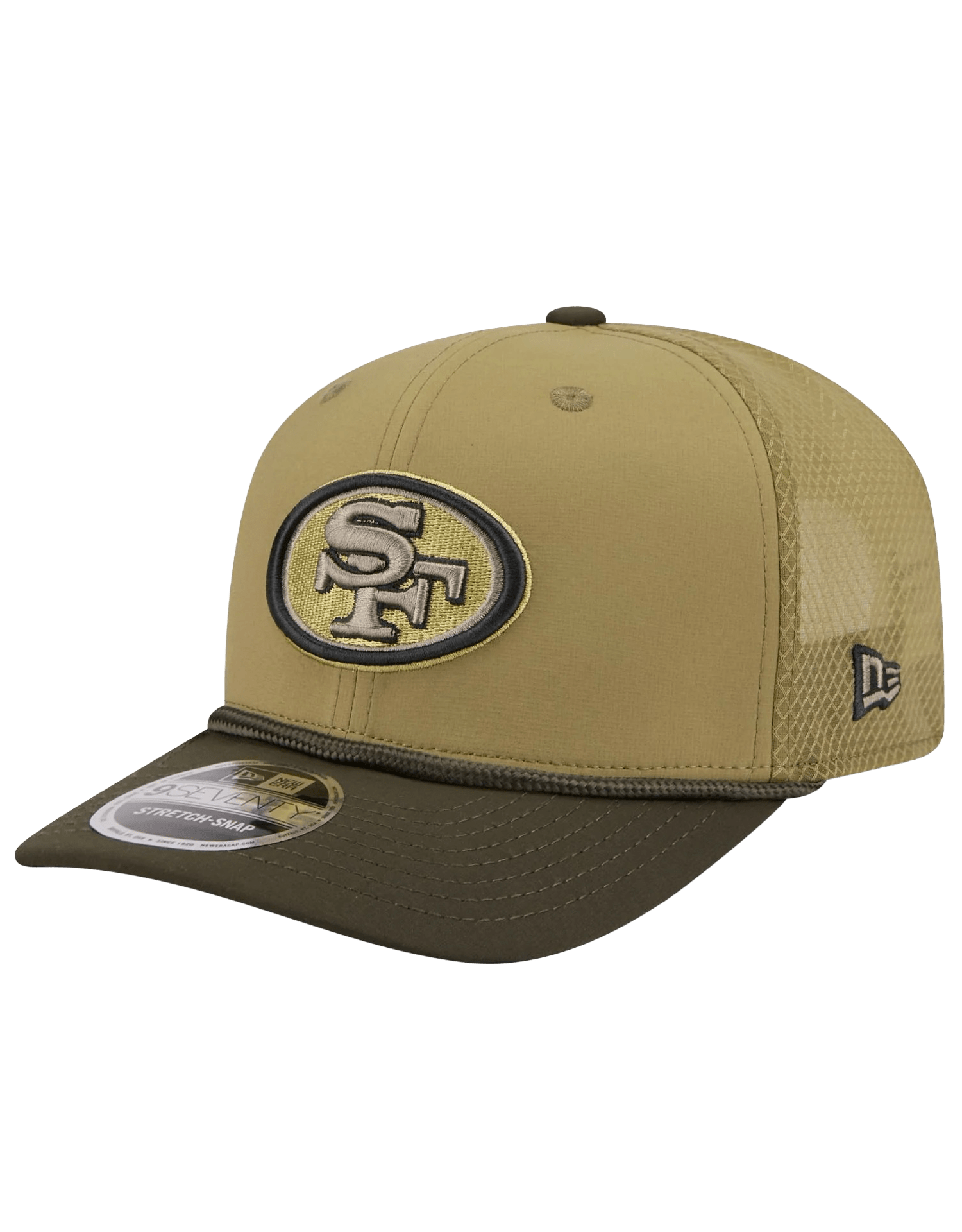 San Francisco 49ers New Era NFL 25 Salute To Service 9SEVENTY Stretch-Snapback Hat