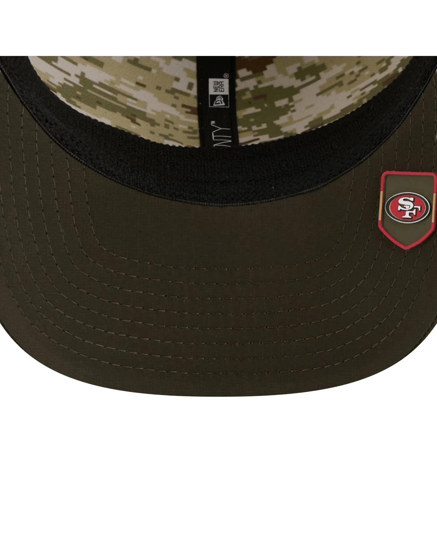 San Francisco 49ers New Era NFL 25 Salute To Service 9SEVENTY Stretch-Snapback Hat