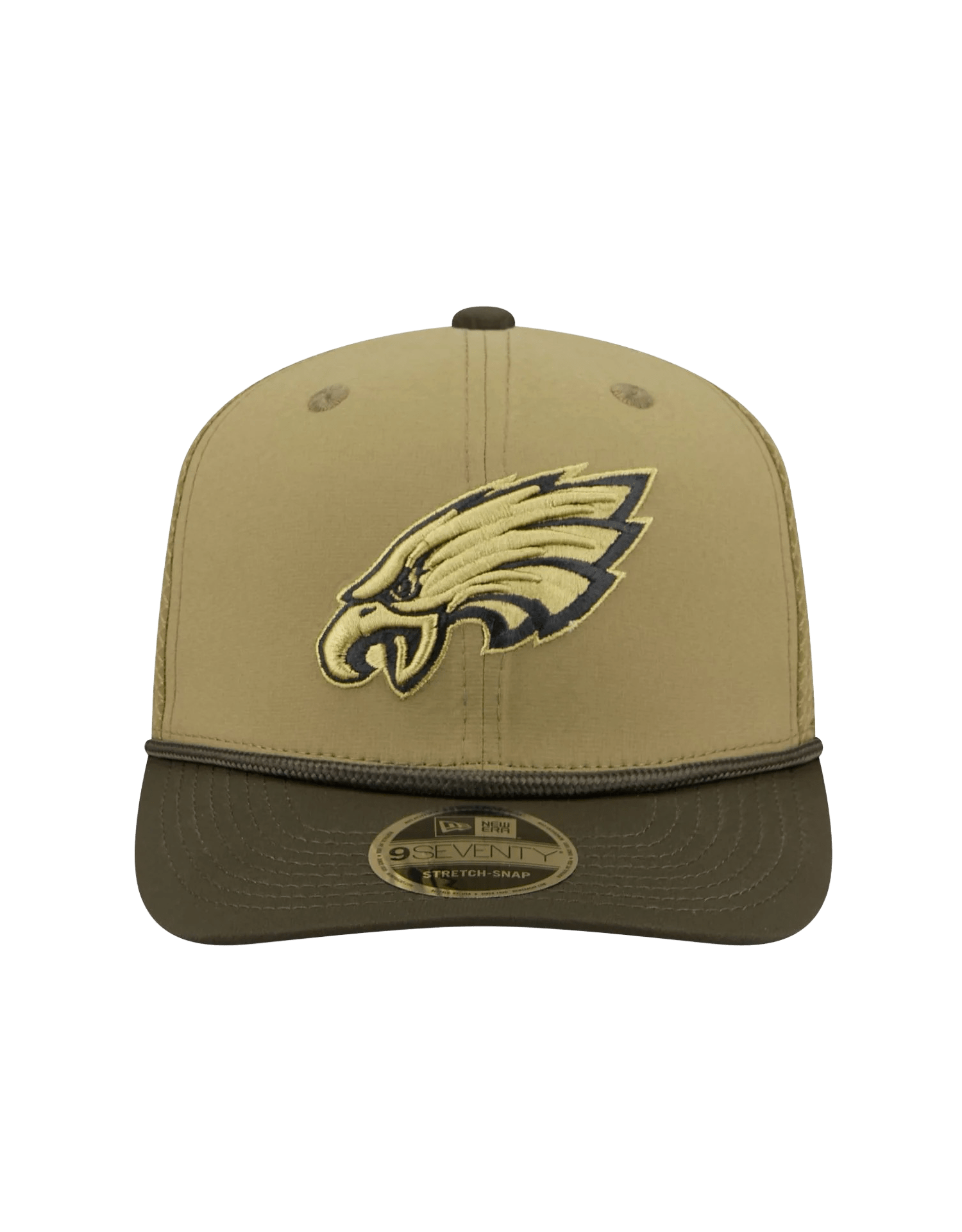 Philadelphia Eagles New Era NFL 25 Salute To Service 9SEVENTY Stretch-Snapback Hat