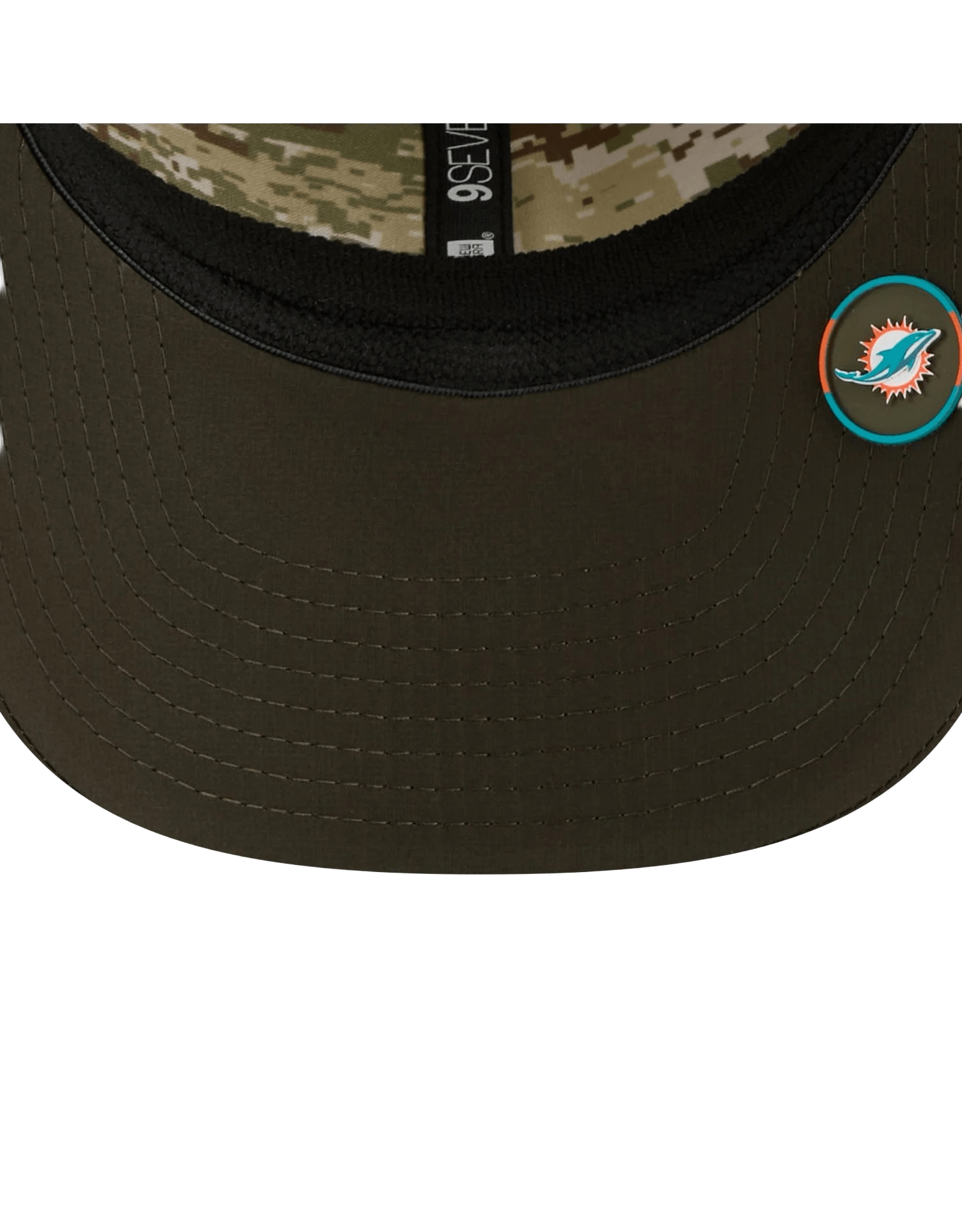 MIami Dolphins New Era NFL 25 Salute To Service 9SEVENTY Stretch-Snapback Hat