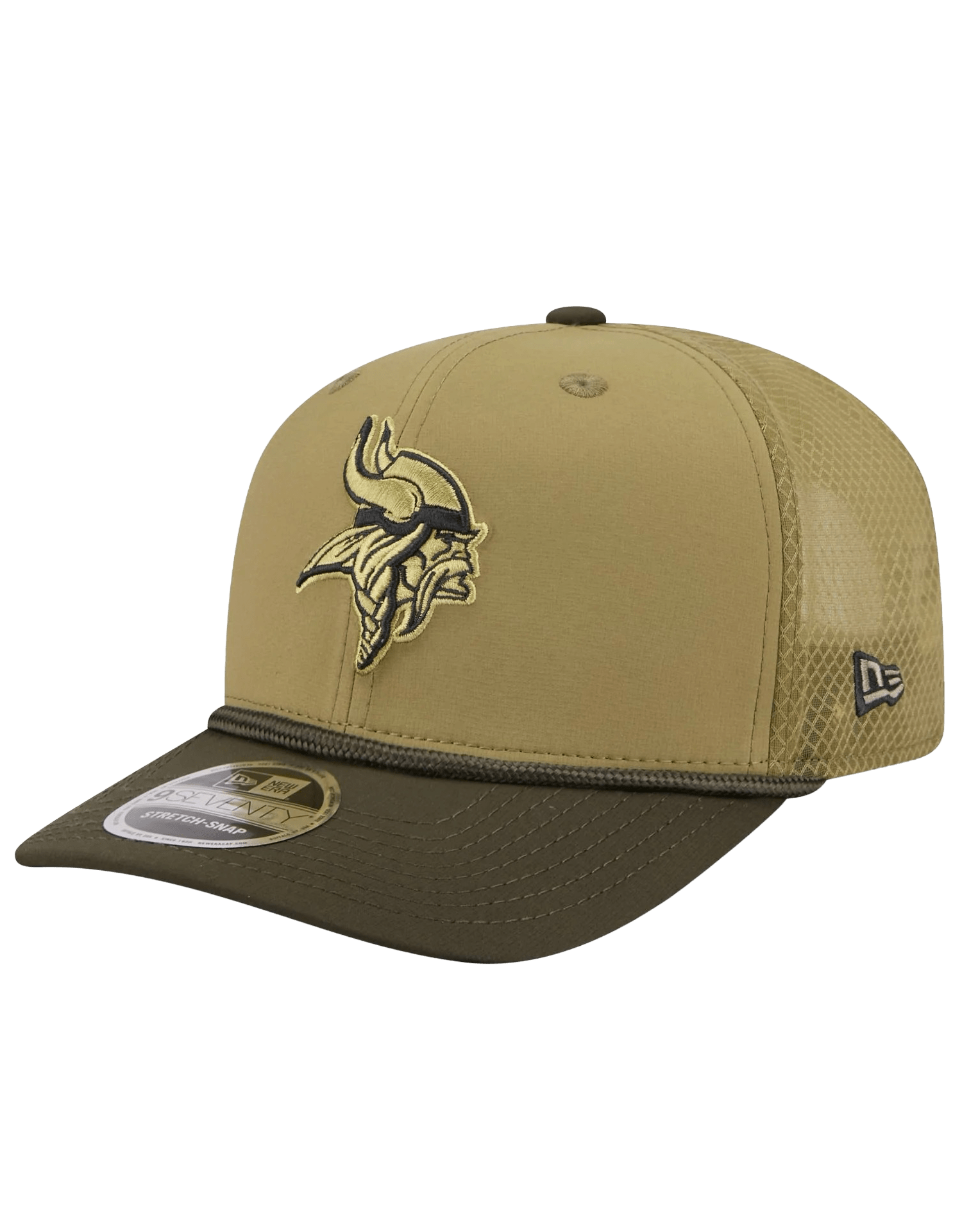 Minnesota Vikings New Era NFL 25 Salute To Service 9SEVENTY Stretch-Snapback Hat