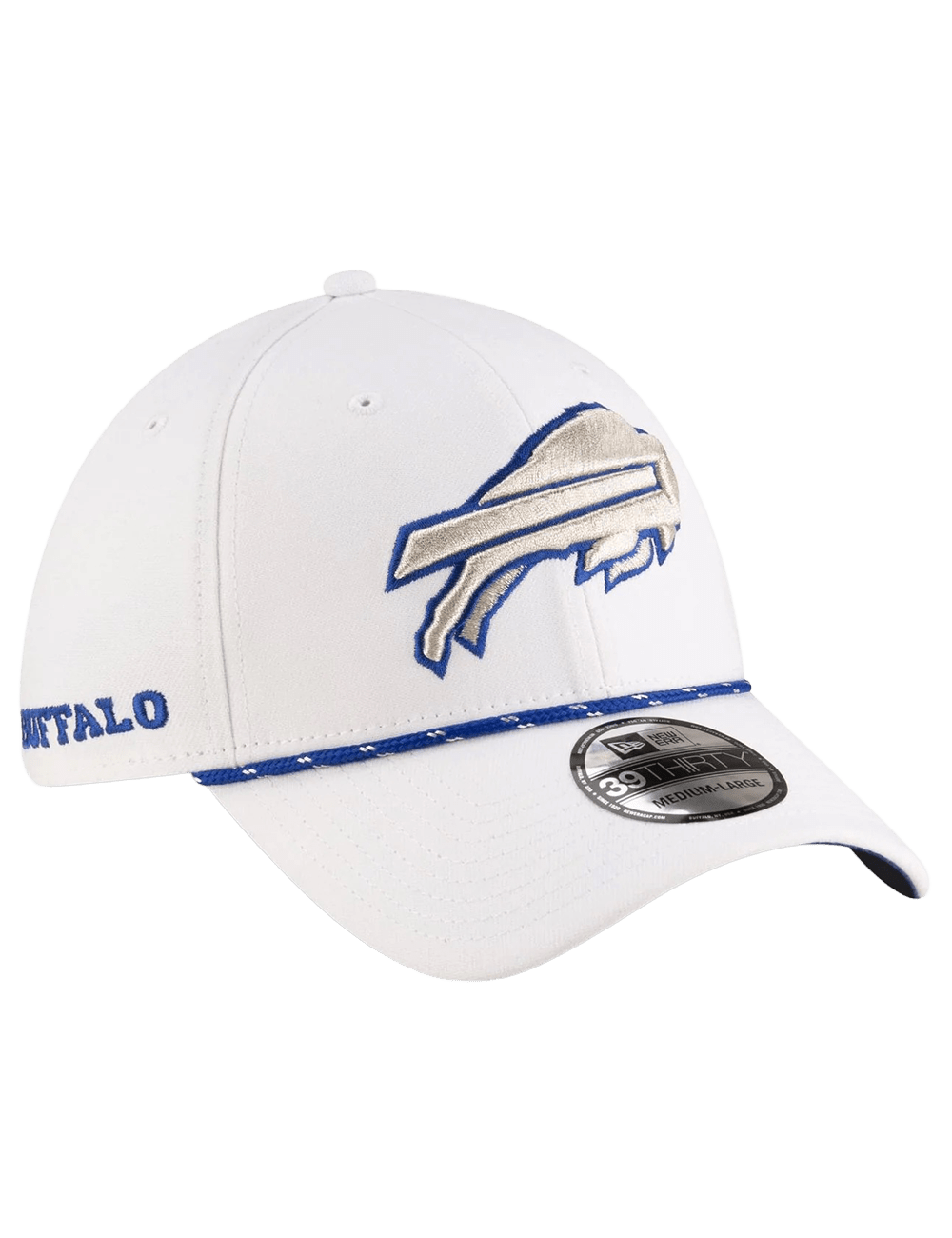 Buffalo Bills New Era NFL Rivalries 39THIRTY Stretch-Fit Hat - White