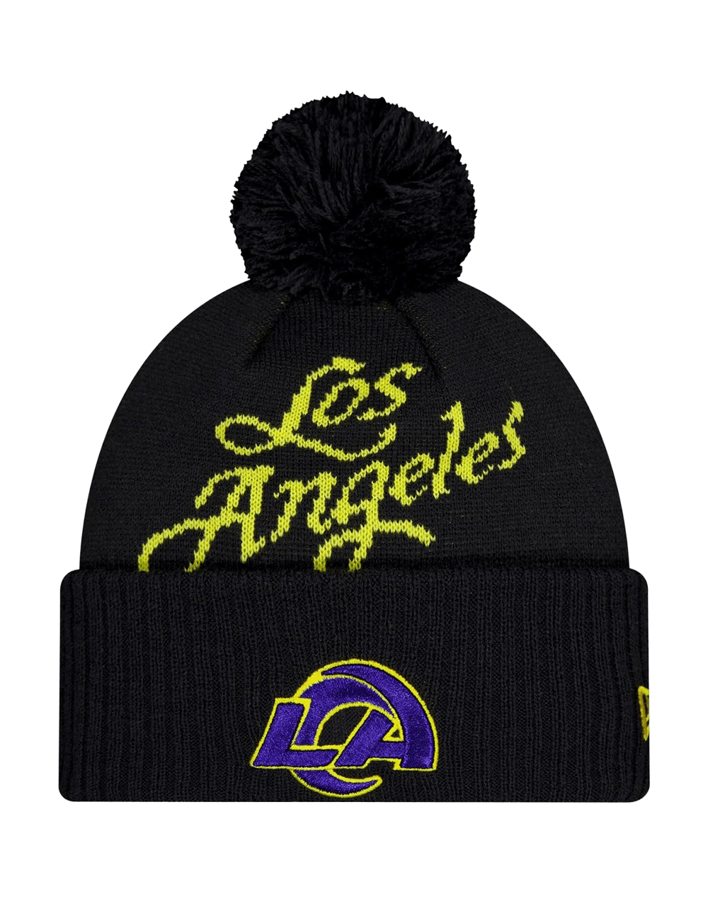Los Angeles Rams New Era NFL Rivalries Pom Knit Beanie