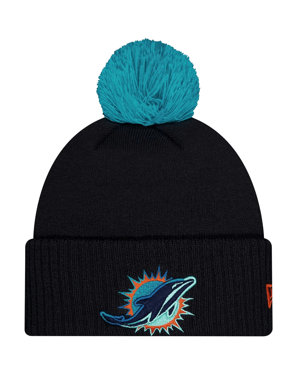MIami Dolphins New Era NFL Rivalries Pom Knit Beanie