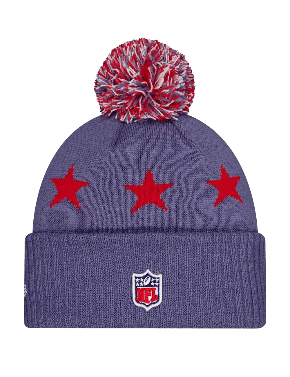 New England Patriots New Era NFL Rivalries Pom Knit Beanie