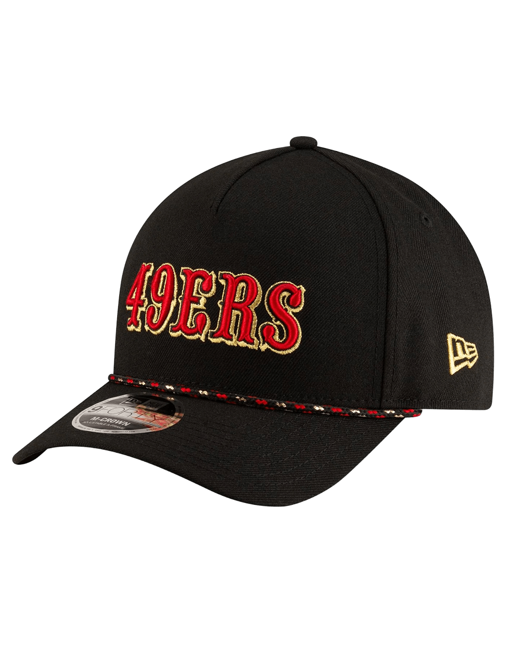 San Francisco 49ers New Era NFL Rivalries 9FORTY M-Crown Snapback Hat - Black