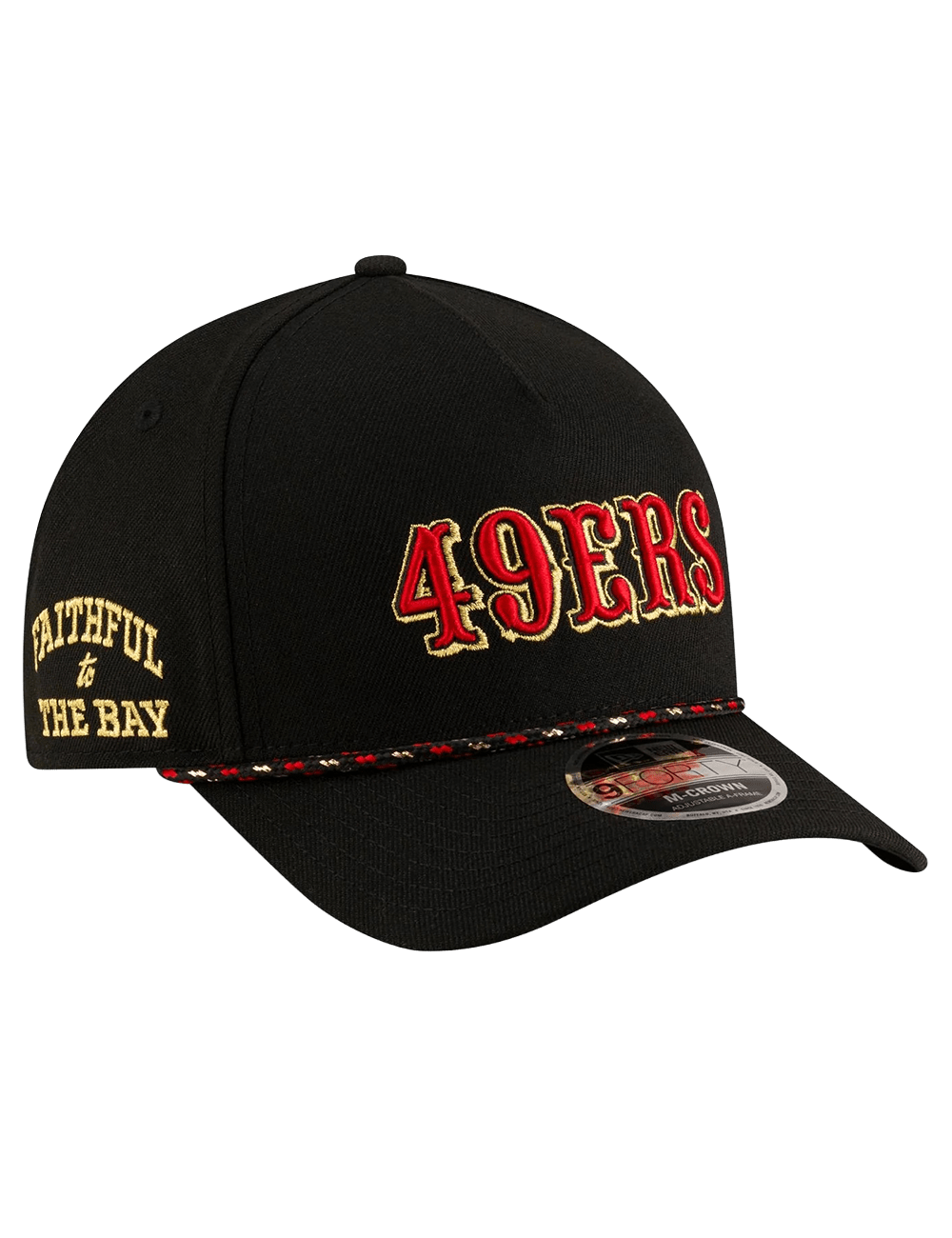 San Francisco 49ers New Era NFL Rivalries 9FORTY M-Crown Snapback Hat - Black