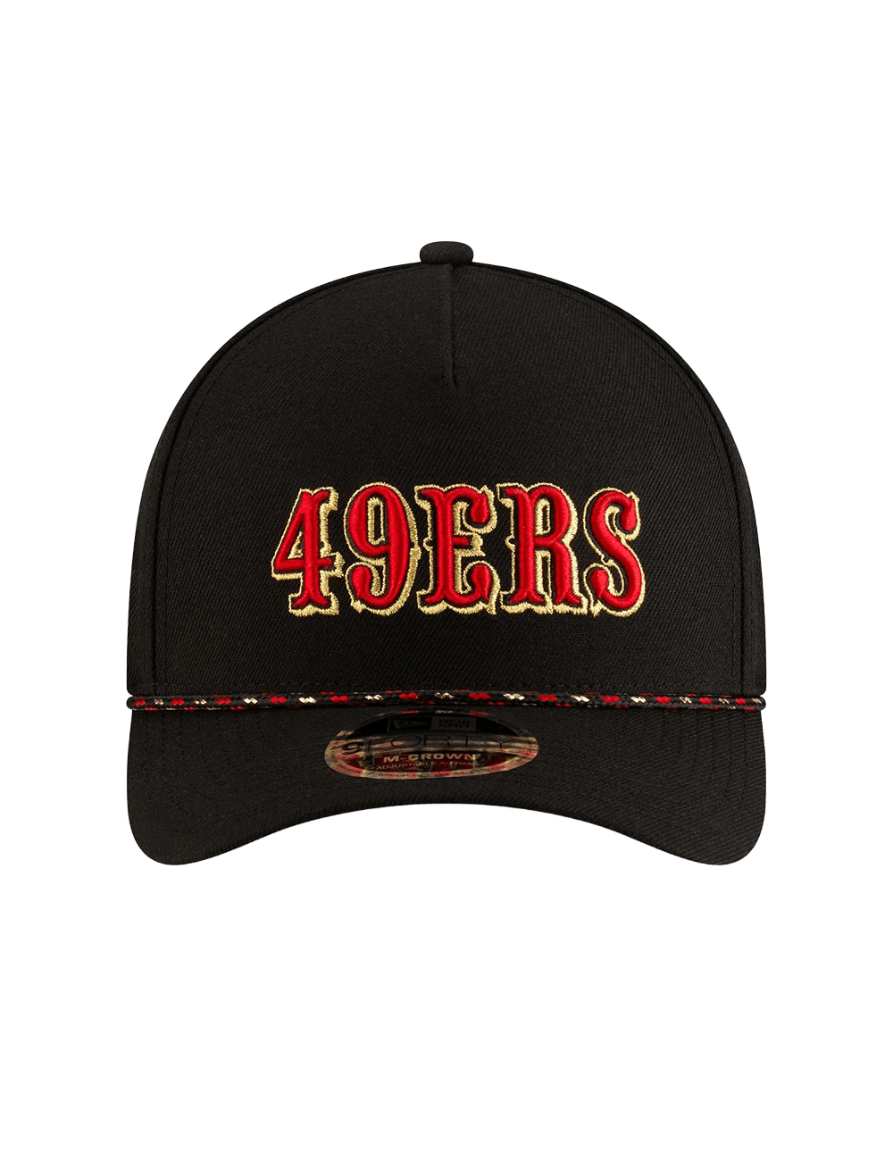 San Francisco 49ers New Era NFL Rivalries 9FORTY M-Crown Snapback Hat - Black