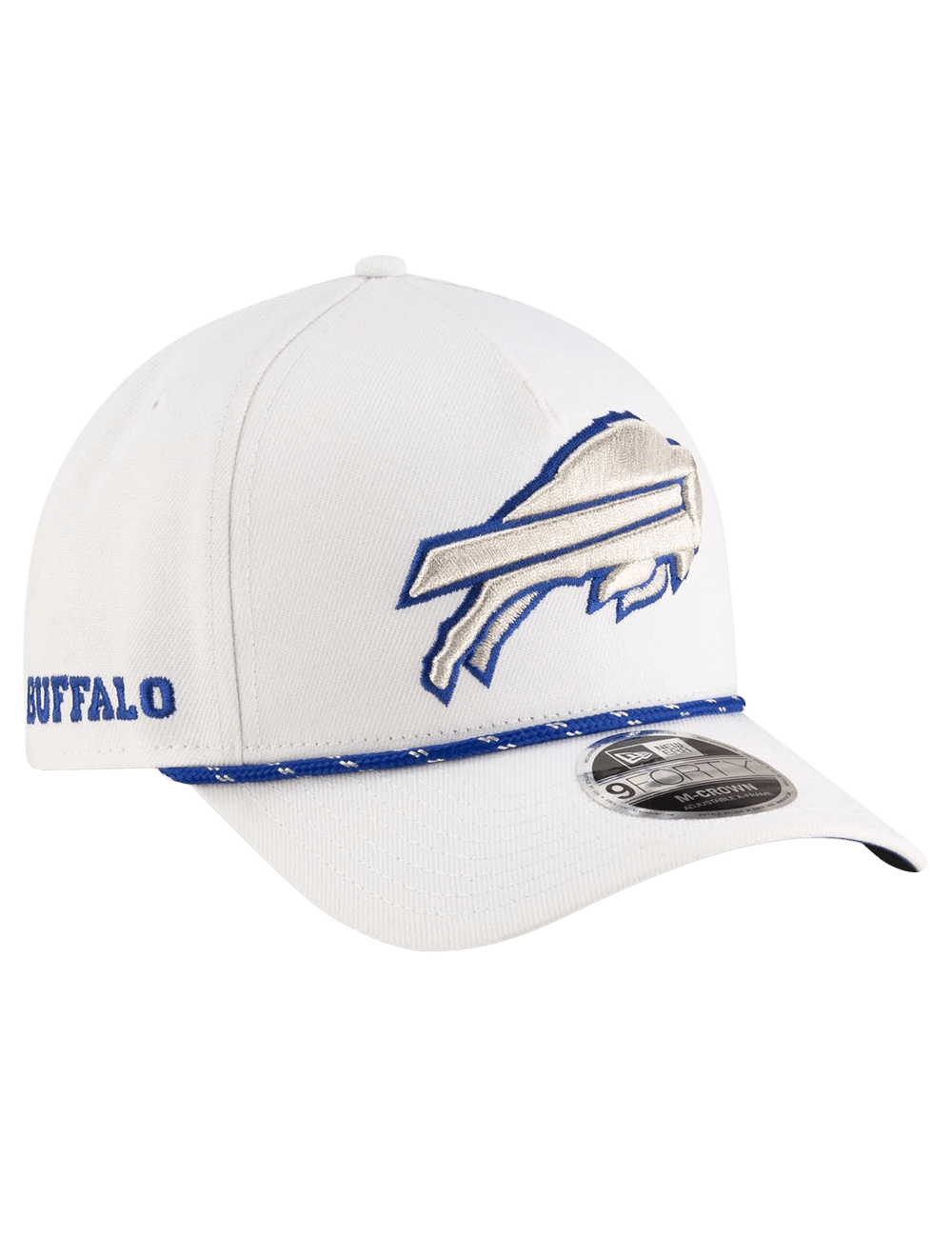 Buffalo Bills New Era NFL Rivalries 9FORTY M-Crown Snapback Hat - White