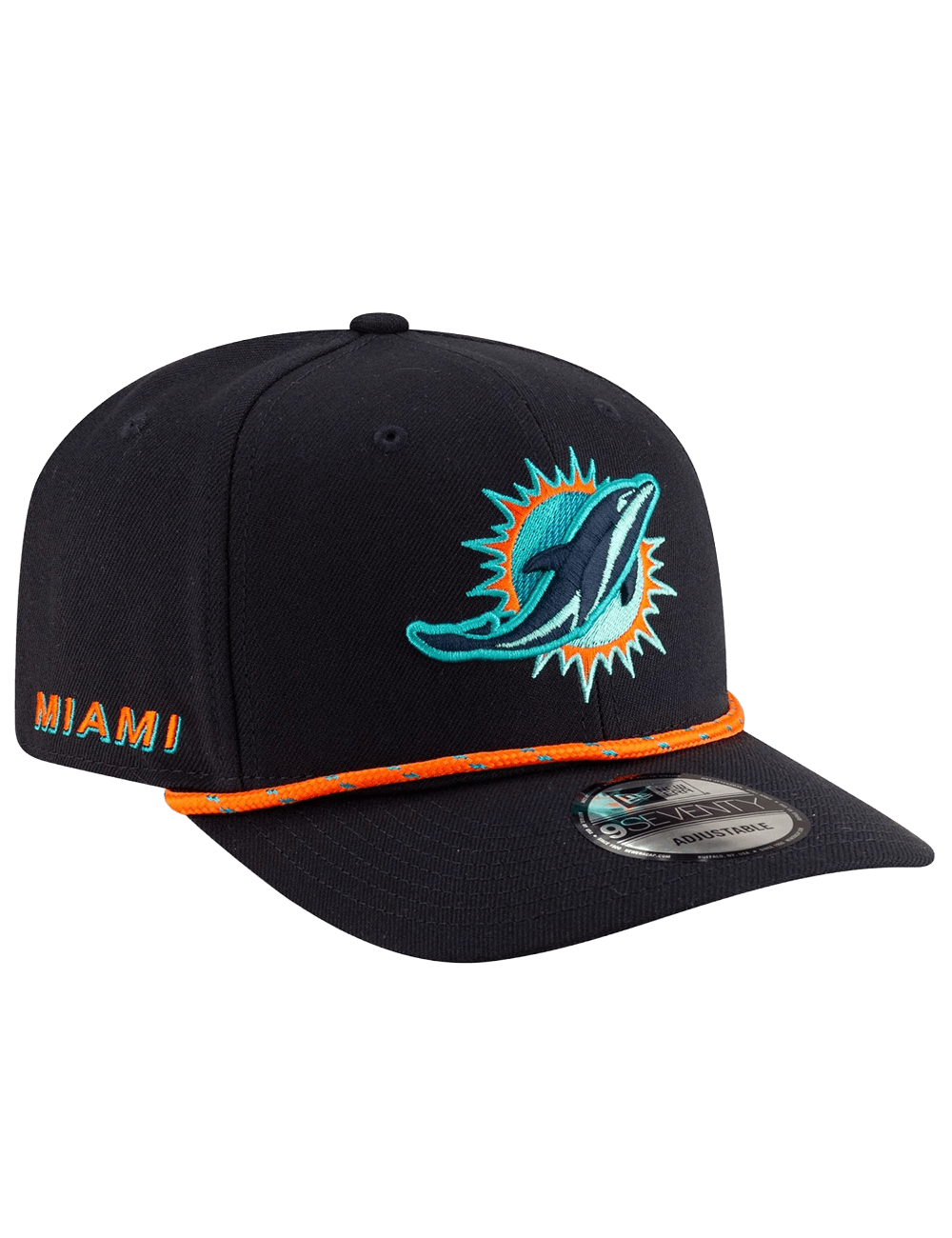 MIami Dolphins New Era NFL Rivalries 9SEVENTY Stretch-Snap Snapback Hat