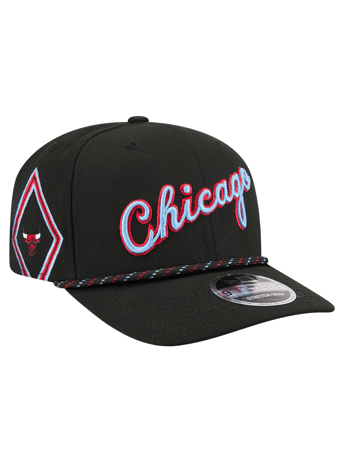 Chicago Bulls New Era NBA 25-26 City Edition 9SEVENTY Stretch Snapback Hat