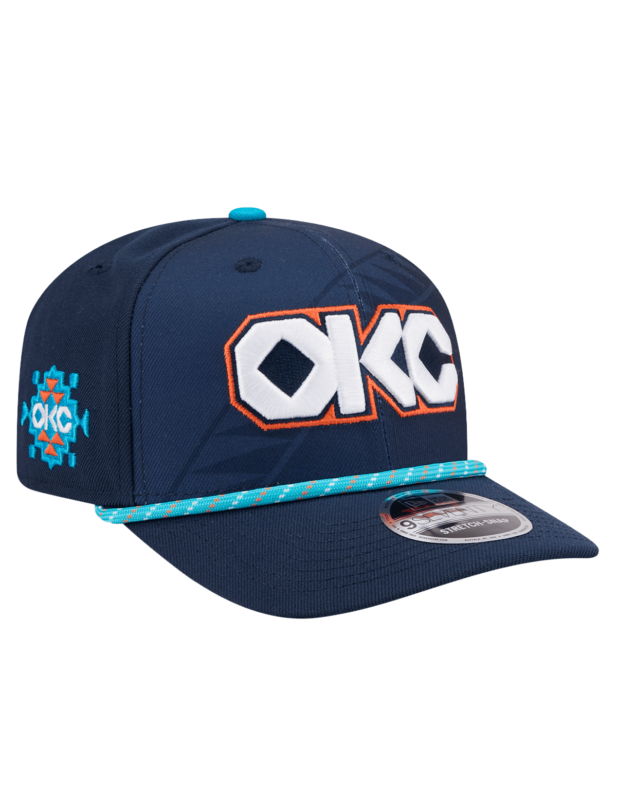 Oklahoma City Thunder New Era NBA 25-26 City Edition 9SEVENTY Stretch Snapback Hat