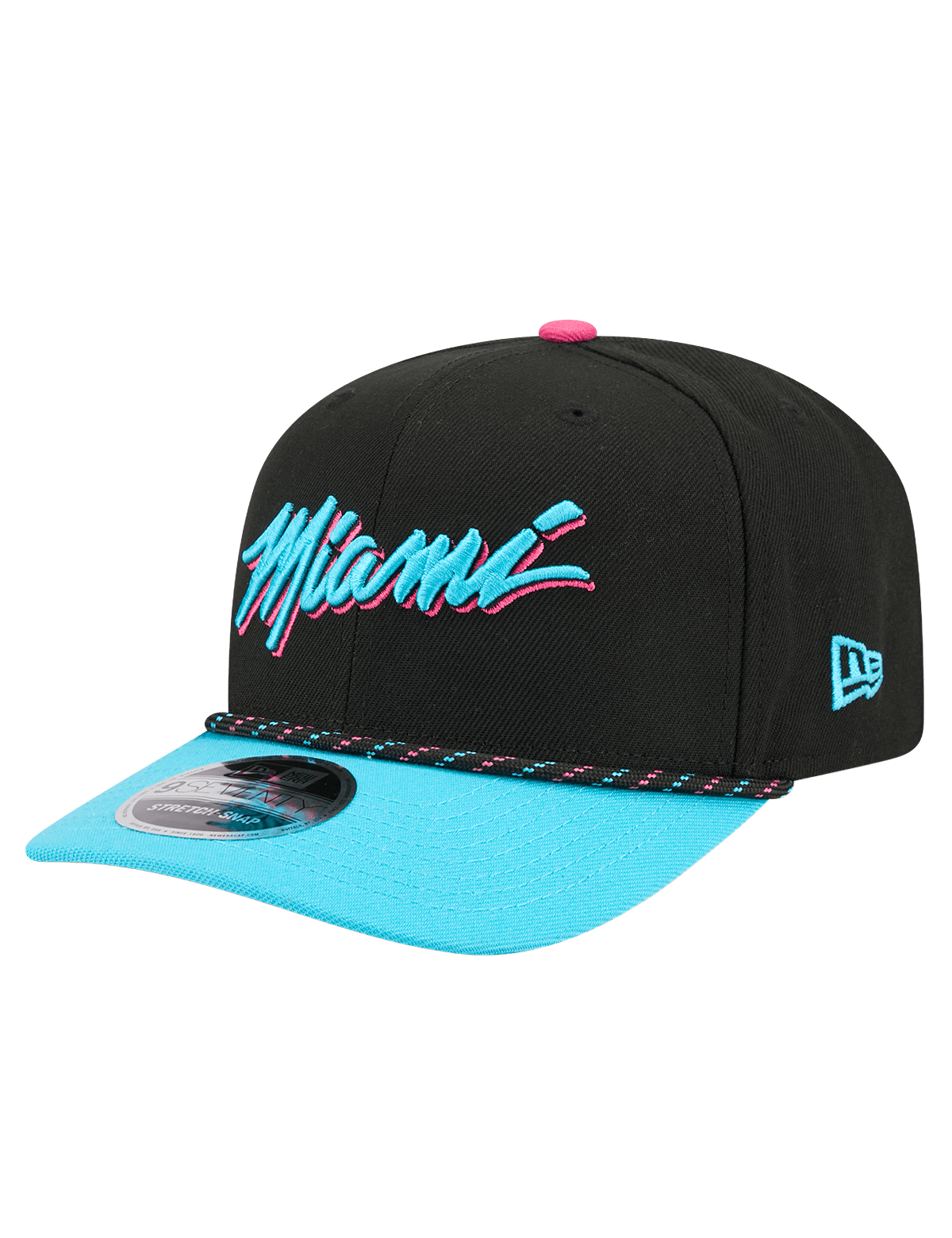 Miami Heat New Era NBA 25-26 City Edition 9SEVENTY Stretch Snapback Hat