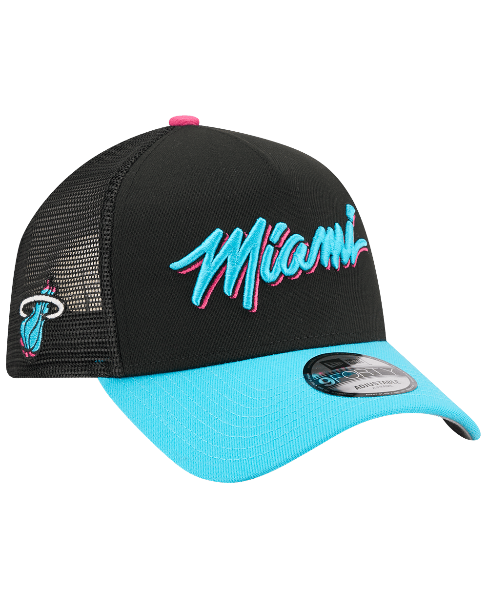 Miami Heat New Era NBA 25-26 City Edition 9FORTY A-Frame Snapback Hat