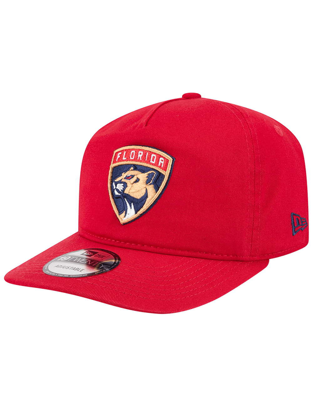 Florida Panthers New Era NHL Team 19TWENTY Pre-Curved Snapback Hat - Red